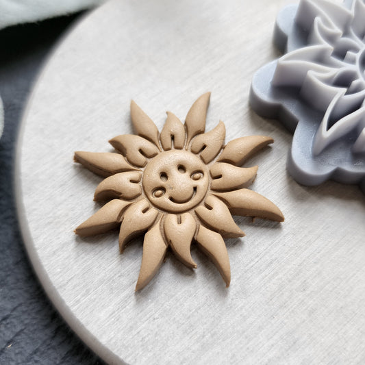 Polymer Clay cutters "Sun" Earrings sharp clay cutter stamp Jewelry cutters Earrings molds Polymer clay tool Clay supplies