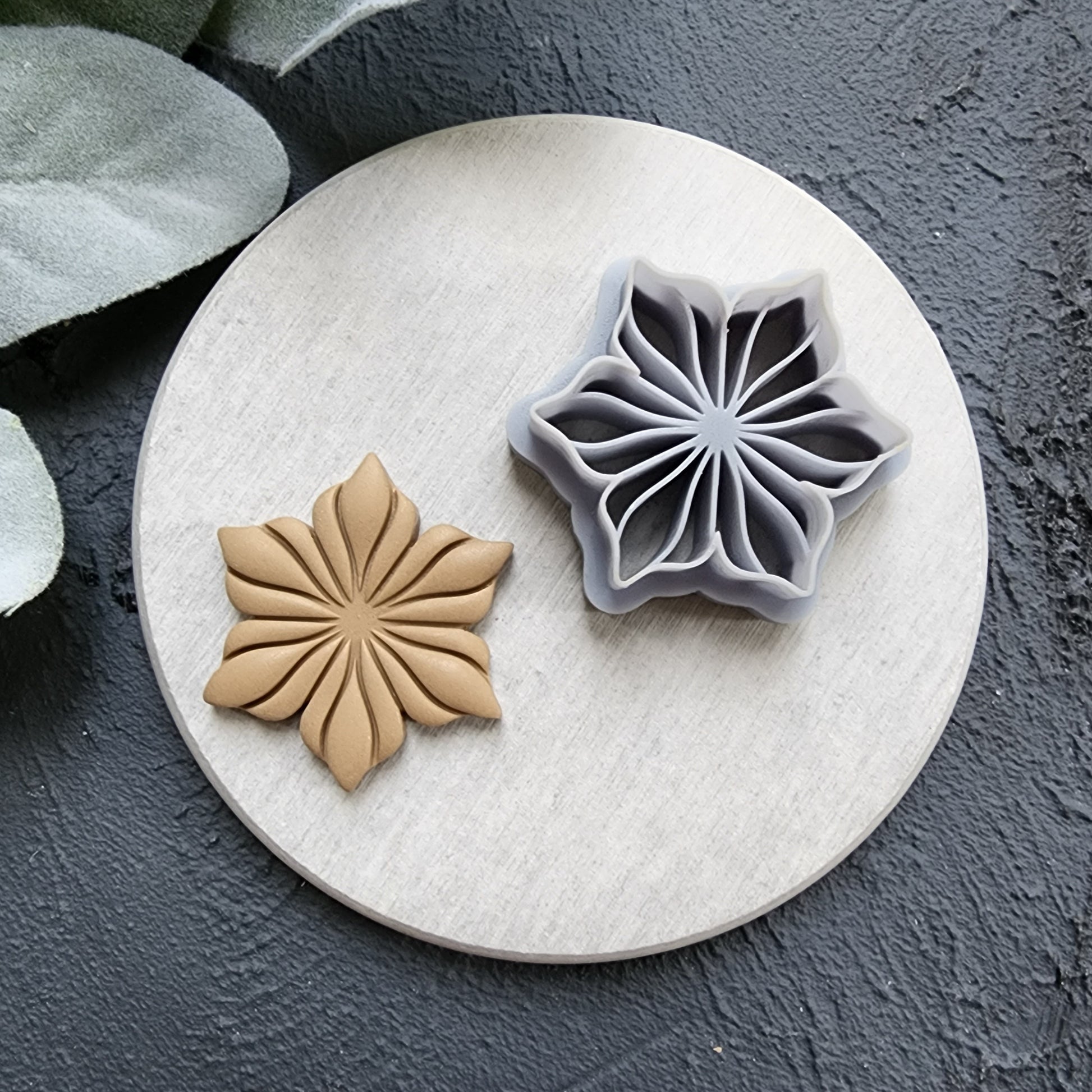 Polymer Clay cutters "Flower" Earrings sharp clay cutter stamp Jewelry cutters Earrings molds Polymer clay tool Clay supplies Summer cutters
