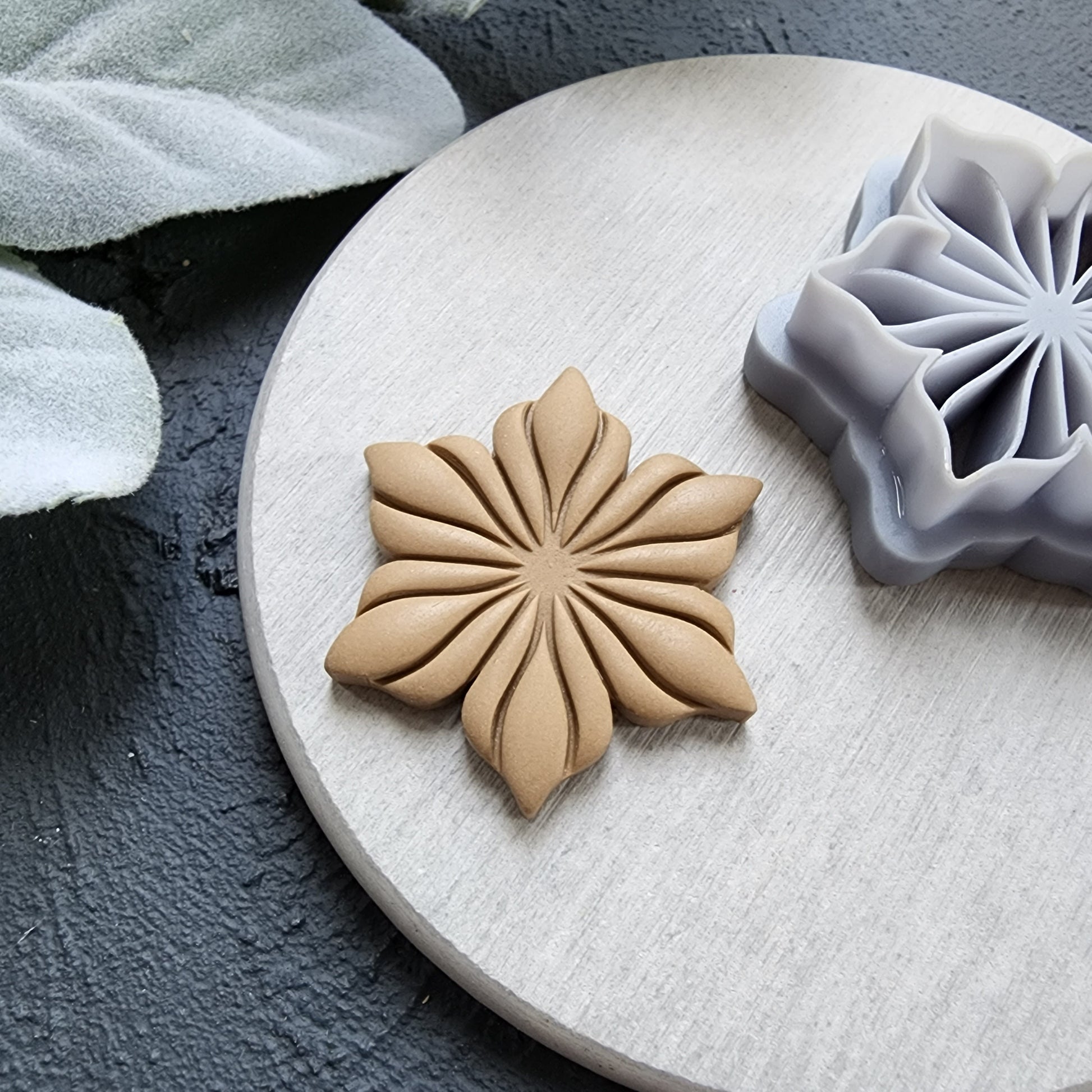 Polymer Clay cutters "Flower" Earrings sharp clay cutter stamp Jewelry cutters Earrings molds Polymer clay tool Clay supplies Summer cutters