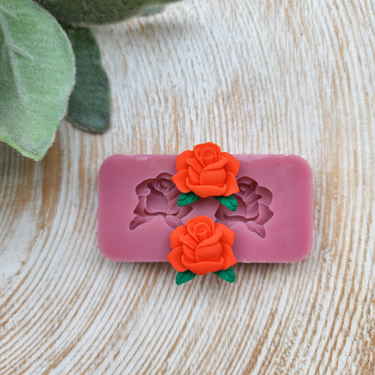 Silicone earrings mold / Silicone epoxy mold / Silicone stud earring moulds / Silicone UV resin molds / Flowers clay jewelry mold /Clay tool