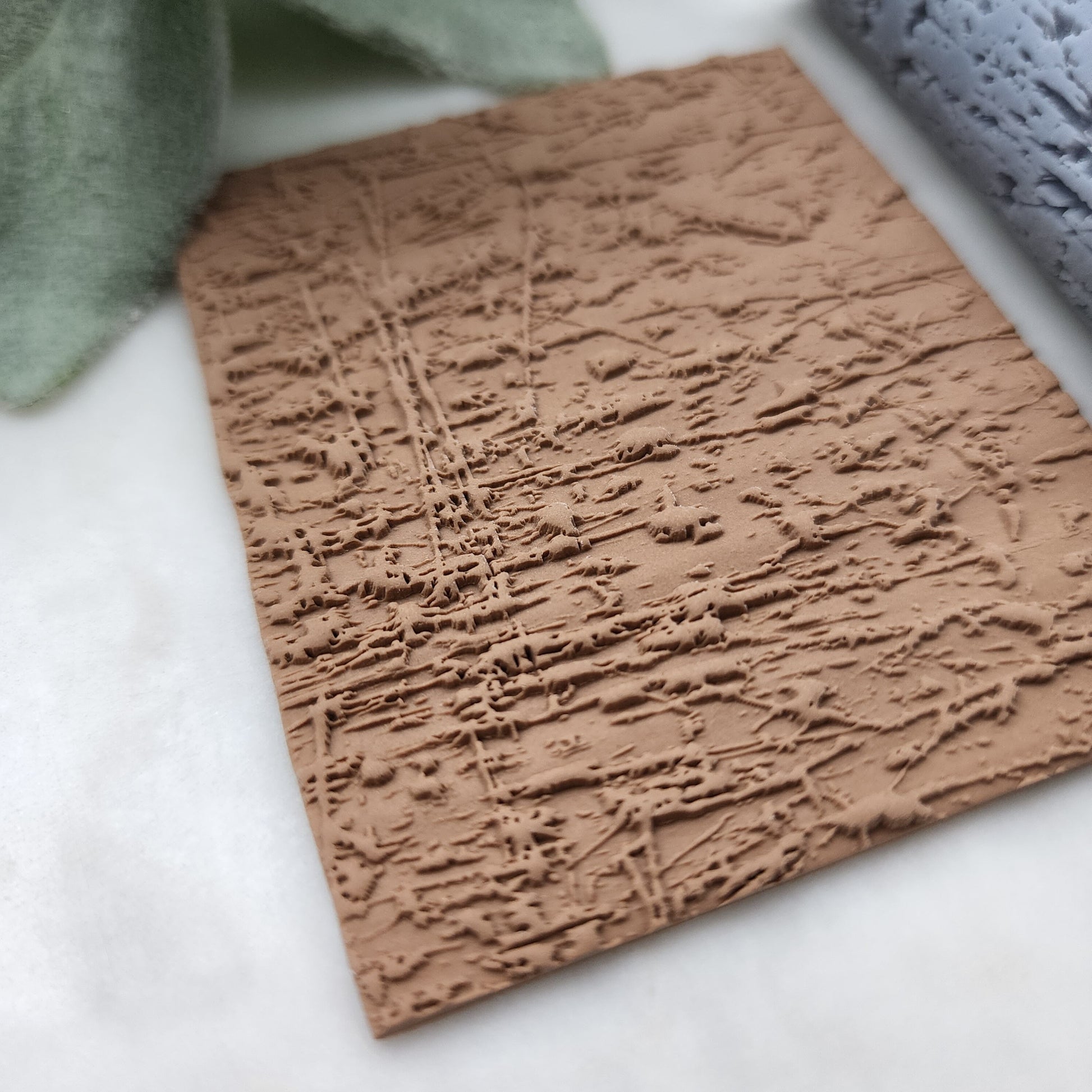 Polymer clay texture roller clay stamp 3D printed embossing tool "Splatter texture" Clay tool Polymer clay supplies Jewelry supplies