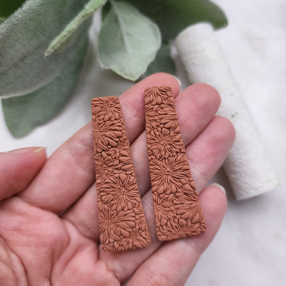 Polymer clay texture roller clay stamp 3D printed embossing tool 