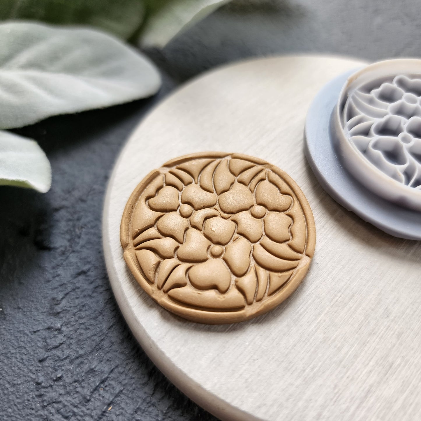 Polymer Clay cutters "Flower frame" Earrings sharp clay cutter stamp Jewelry cutters Earrings molds Polymer clay tool Clay supplies