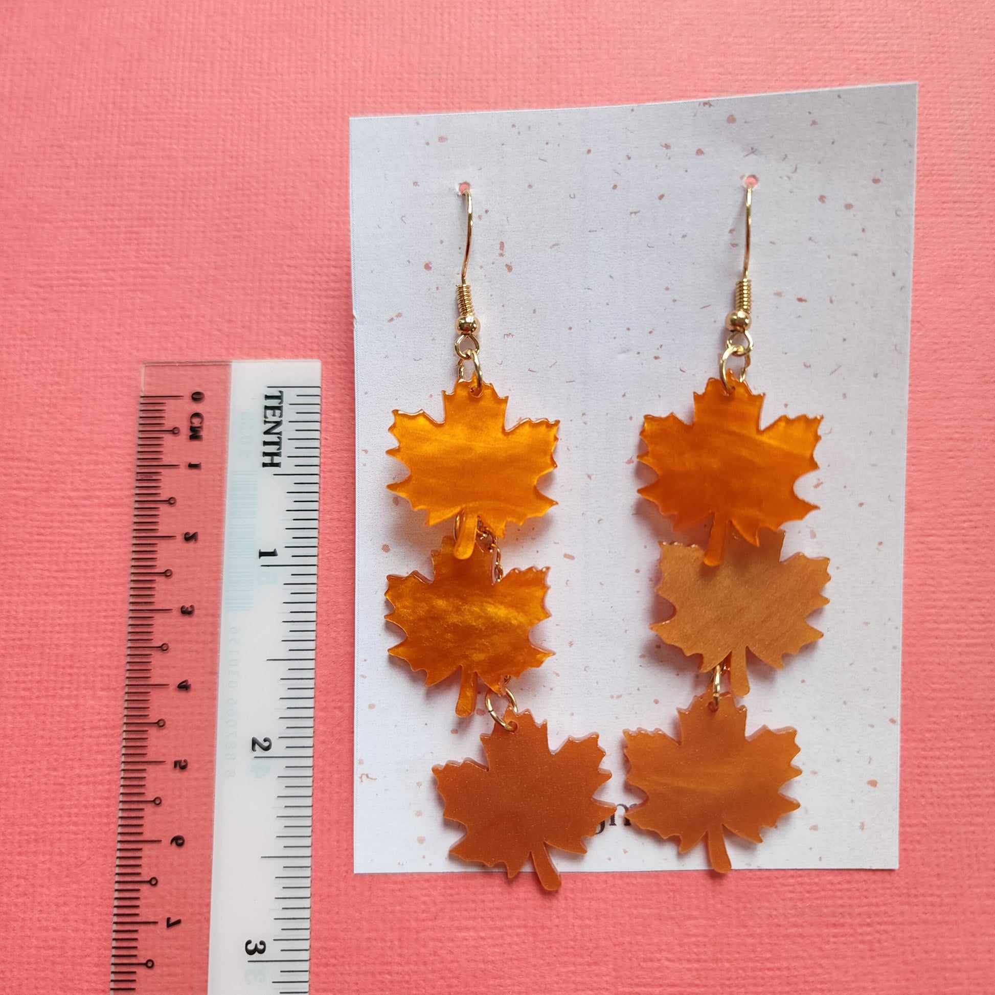 Silicone earrings mold / Silicone epoxy mold / Silicone UV resin molds / Fall leaves earrings silicone jewelry mold