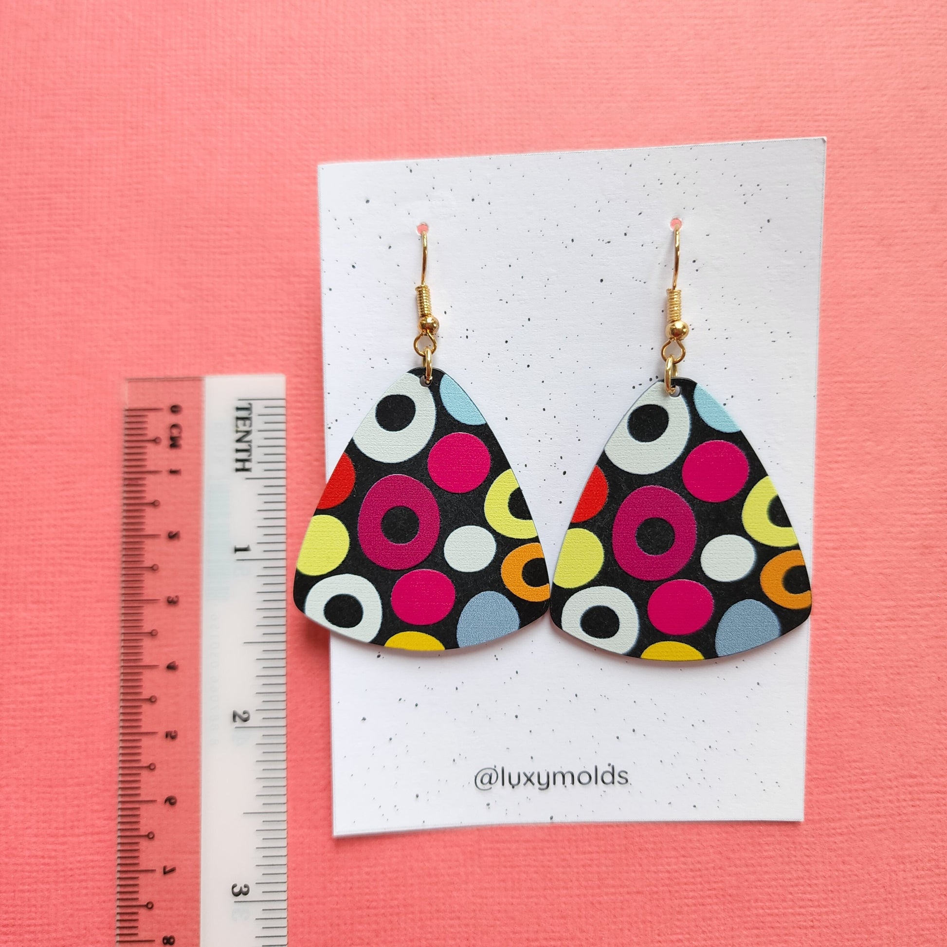 Silicone earrings mold / Silicone epoxy mold / Silicone UV resin molds / Geometry earrings silicone jewelry mold / Matte effect earring mold