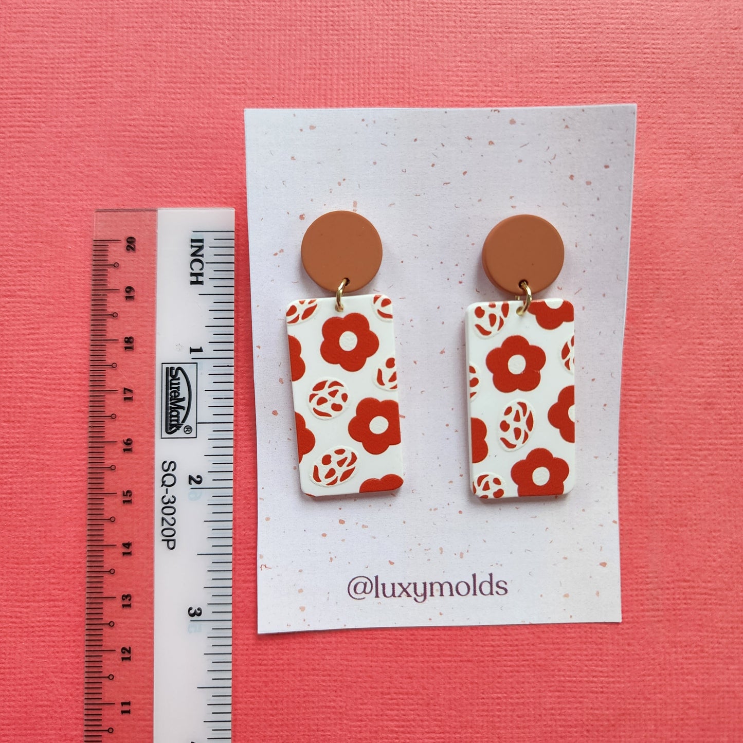 Silicone earrings mold / Silicone epoxy mold / Silicone UV resin molds / Geometry earrings silicone jewelry mold / Matte effect earring mold
