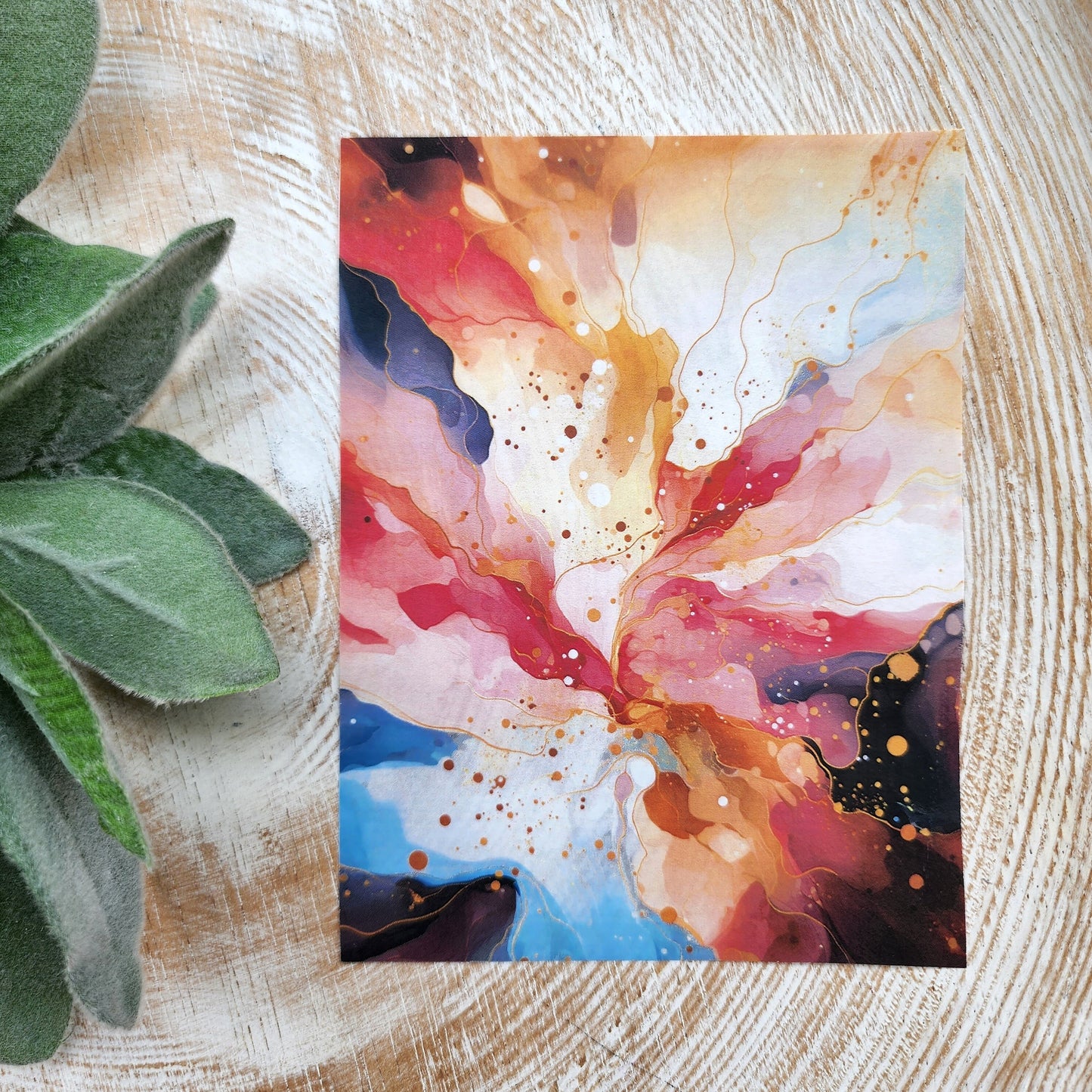 Fall Clay transfer paper / Image transfer paper for clay / Water soluble paper for polymer clay / Fall splatter pattern transfer sheets
