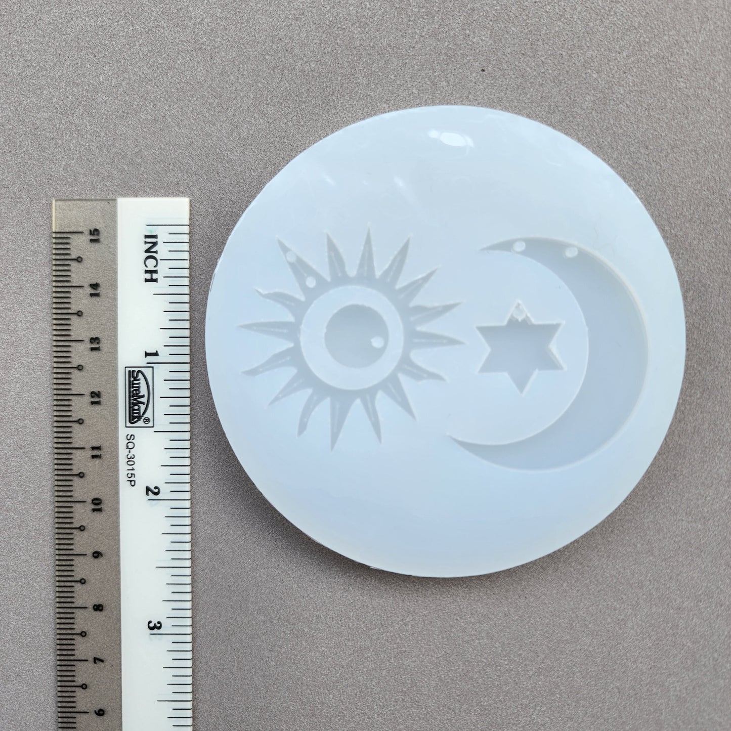 Silicone earrings mold / Silicone epoxy mold / Silicone earring moulds / Silicone UV resin molds /Moon and sun earring silicone jewelry mold