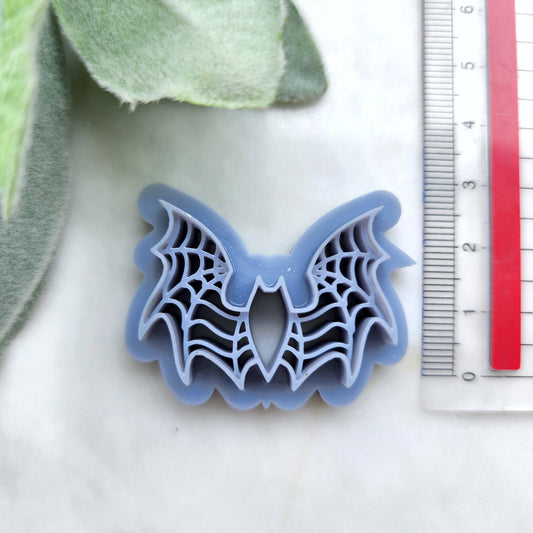 Halloween Polymer Clay cutters Stud earring clay cutters Earrings molds Polymer clay tool Bat Spider net sharp cutter stamp