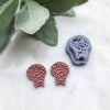 Fall Polymer Clay cutters Stud earring clay cutters Earrings molds Polymer clay tool Mushroom sharp cutter stamp