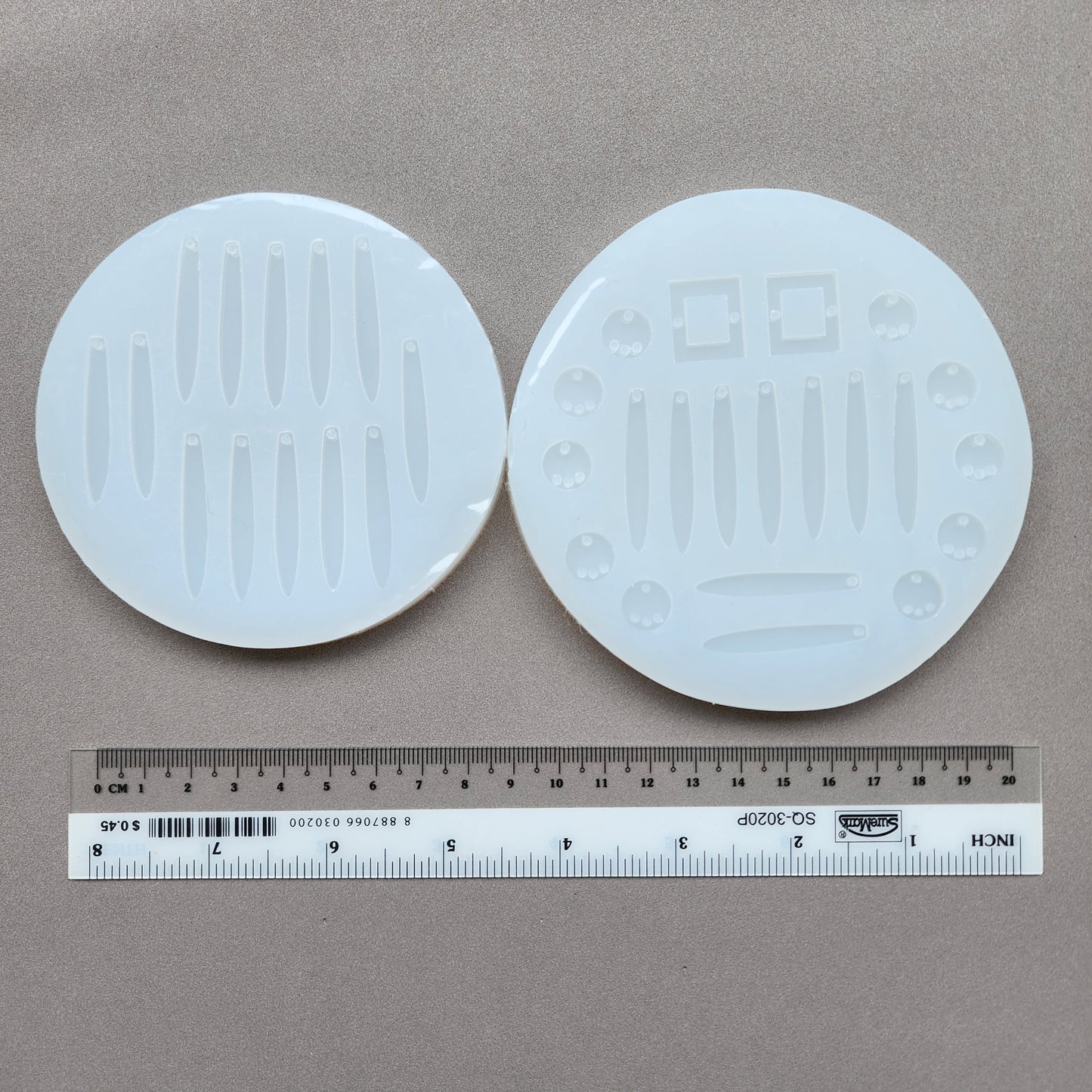Silicone earrings mold / Silicone epoxy mold / Silicone earring moulds / Silicone UV resin molds / Dangle earring silicone jewelry mold