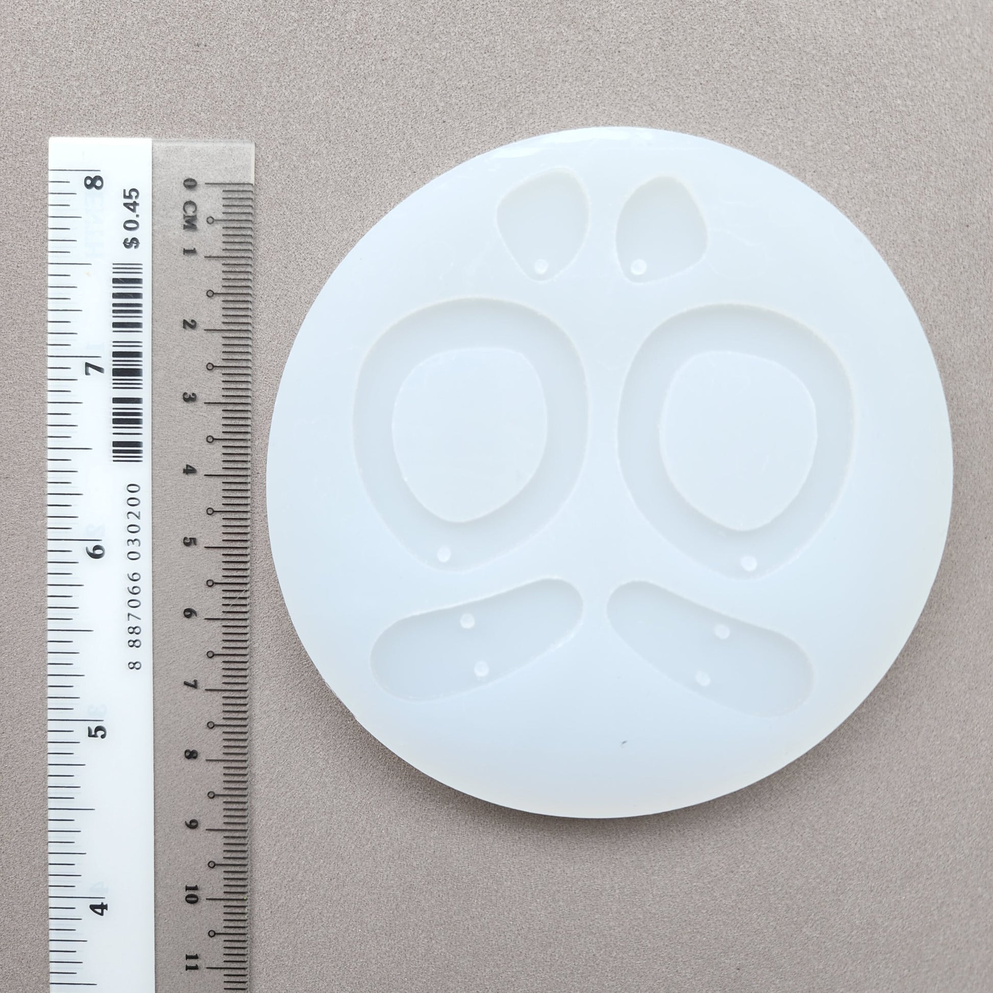 Silicone earrings mold / Silicone epoxy mold / Silicone UV resin molds / Abstract earrings silicone jewelry mold / Matte effect earring mold