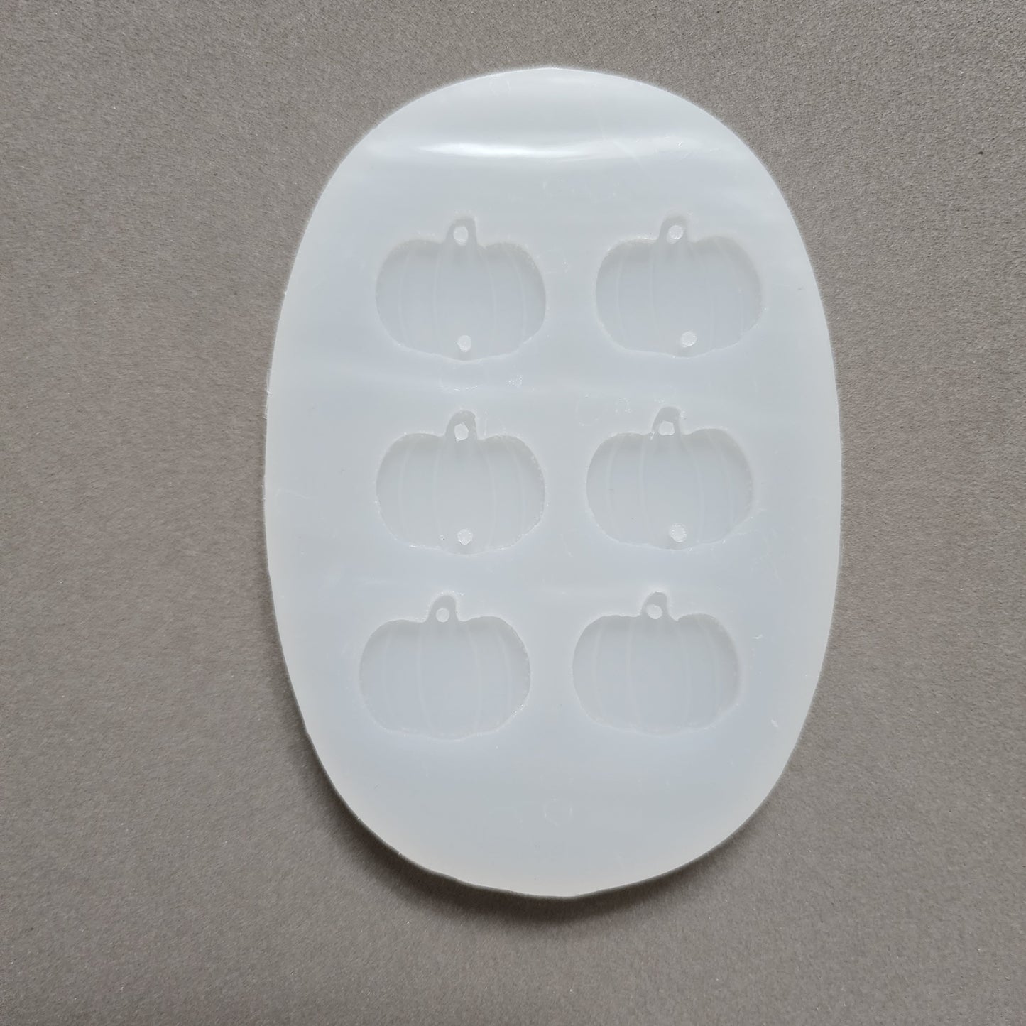 Silicone earrings mold mould for resin and epoxy "Pumpkin"
