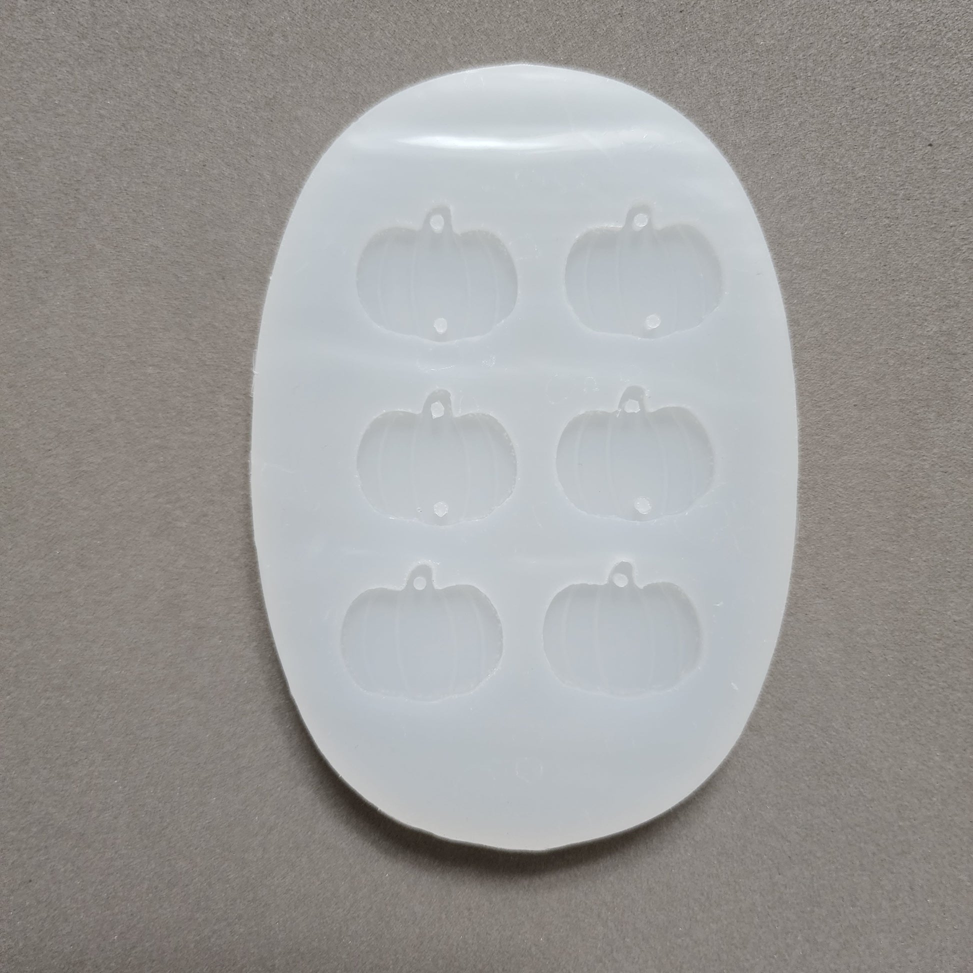 Silicone earrings mold mould for resin and epoxy "Pumpkin"