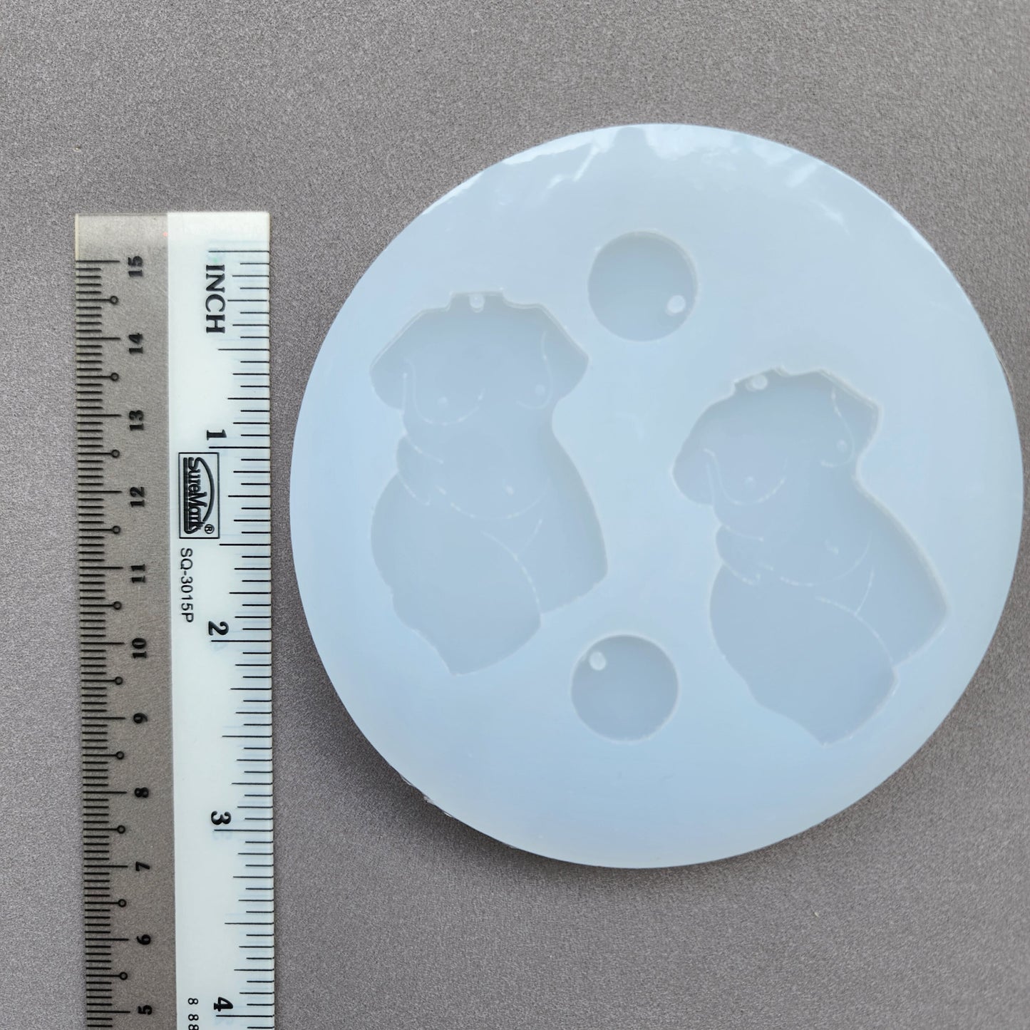 Silicone earrings mold "Woman body" for resin and epoxy
