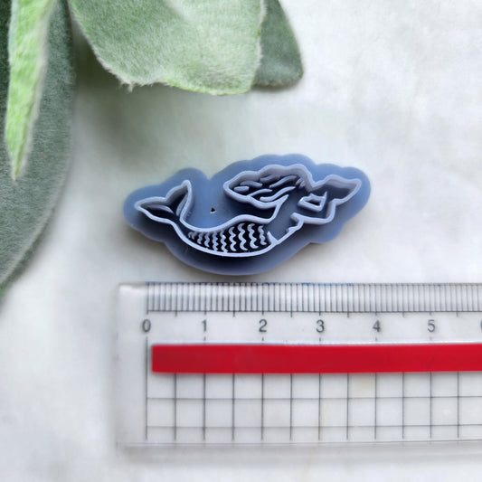 Polymer Clay cutters Stud earrings clay cutters Earrings mold Polymer clay tool Mermaid sharp cutter stamp Jewelry cutter