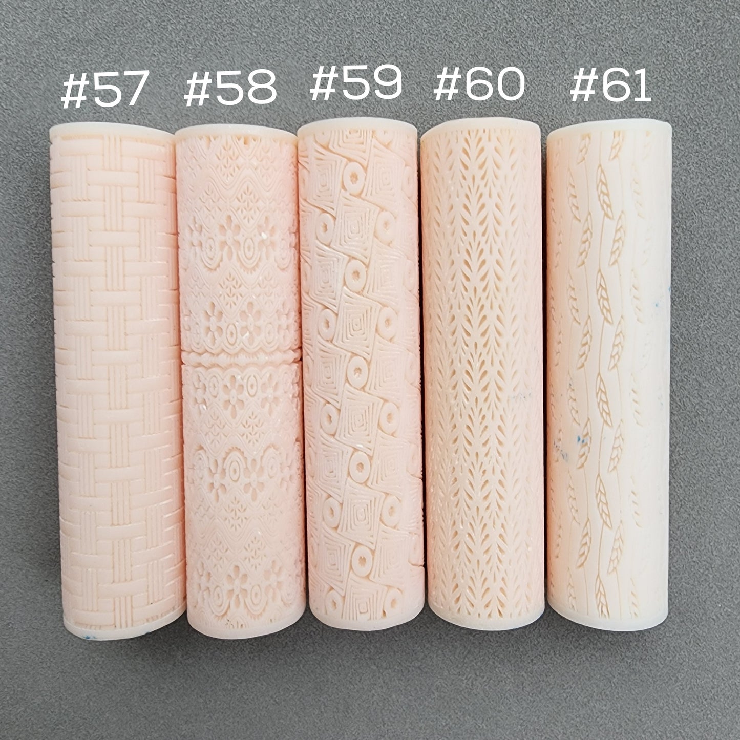 SALE Polymer clay texture roller clay stamp 3D printed embossing B GRADE