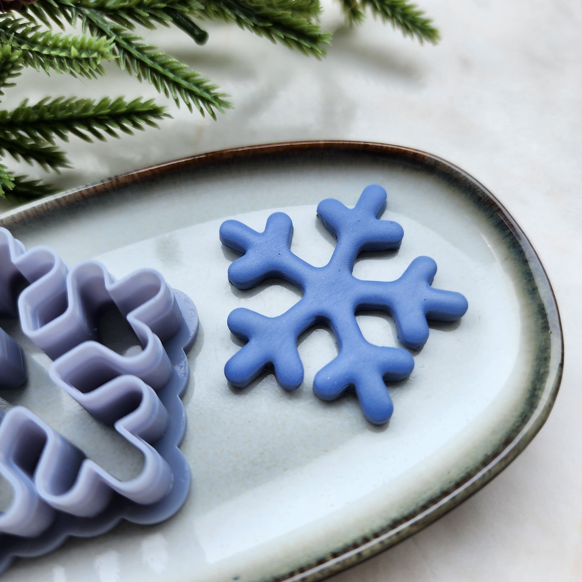 Christmas Polymer Clay cutters Snowflake Earrings molds Polymer clay tool sharp cutter stamp Jewelry stud earrings cutters