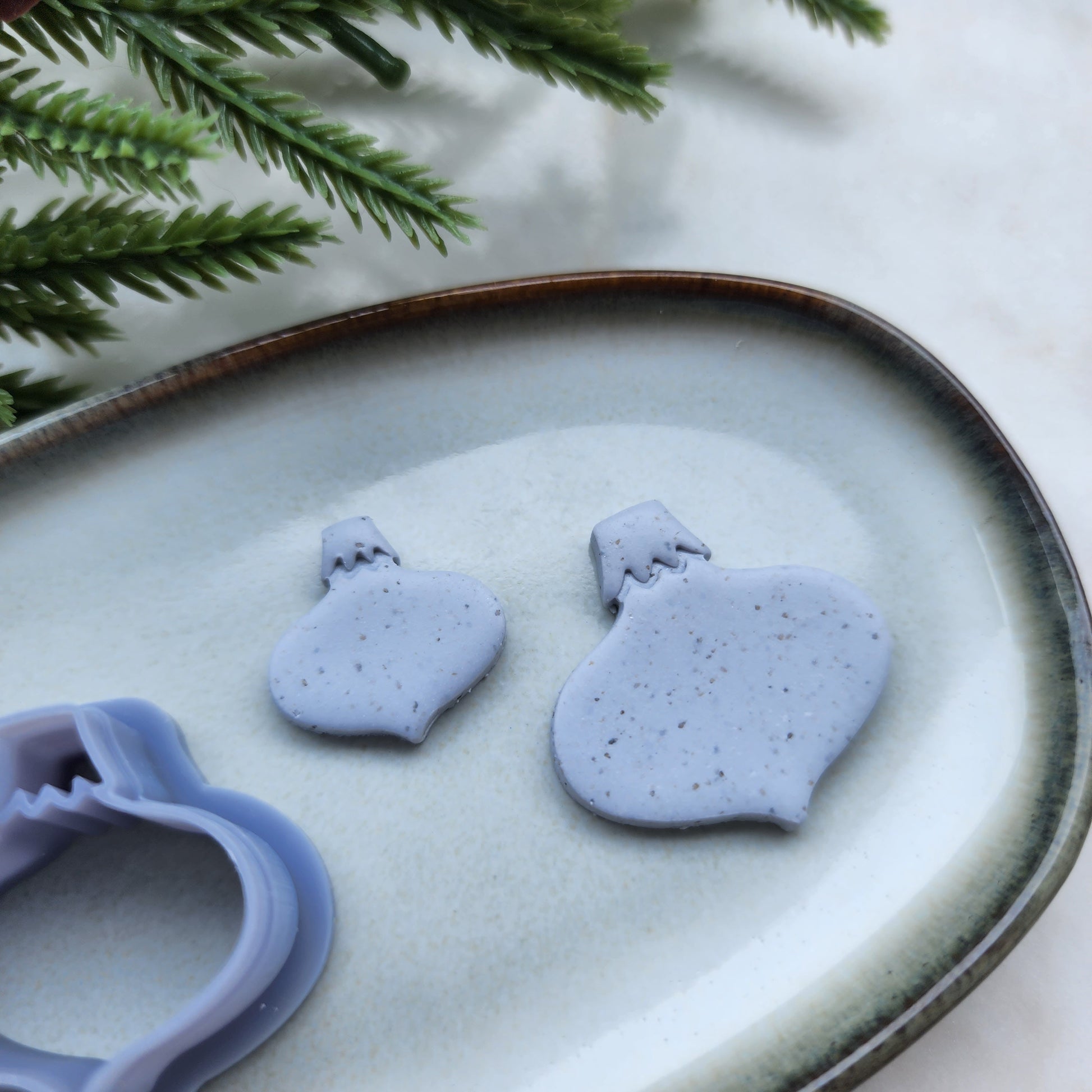 Christmas Polymer Clay cutters Ornament Earrings molds Polymer clay tool sharp cutter stamp Jewelry stud earrings cutters