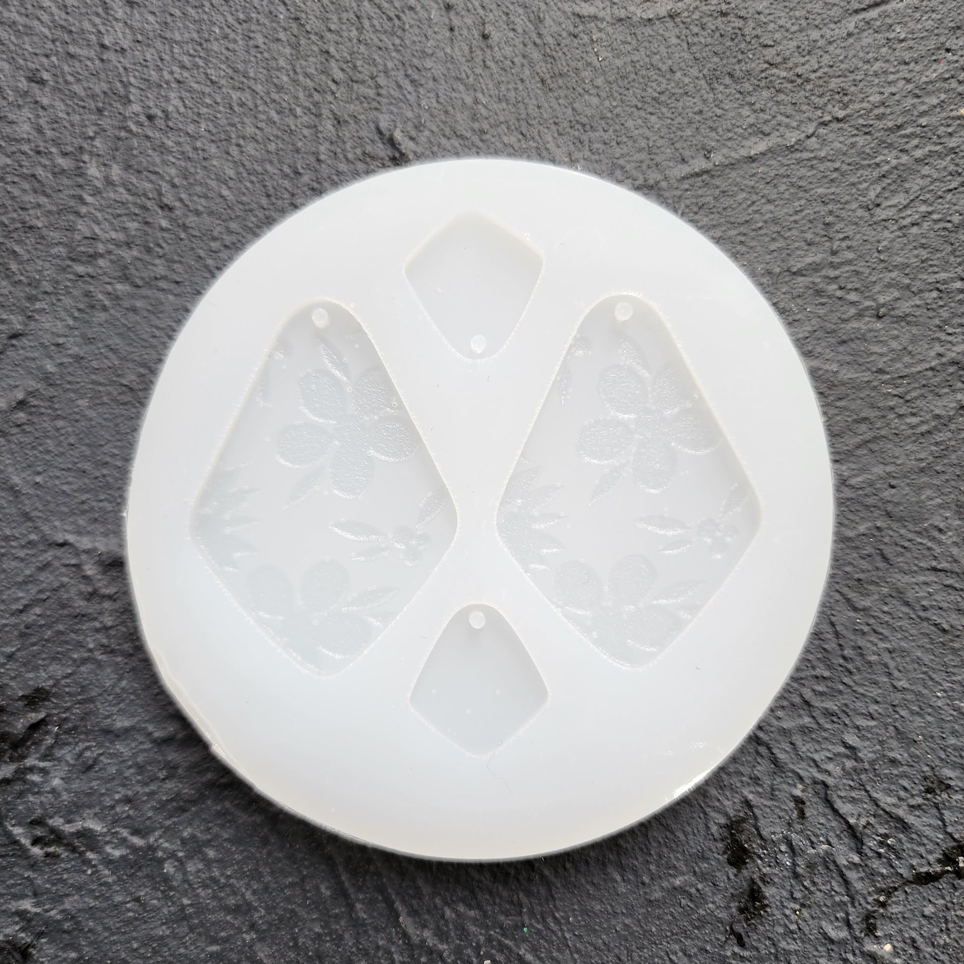 Silicone earrings mold / Silicone epoxy mold / Silicone UV resin molds / Geometry earrings silicone jewelry mold / Matte effect earring mold