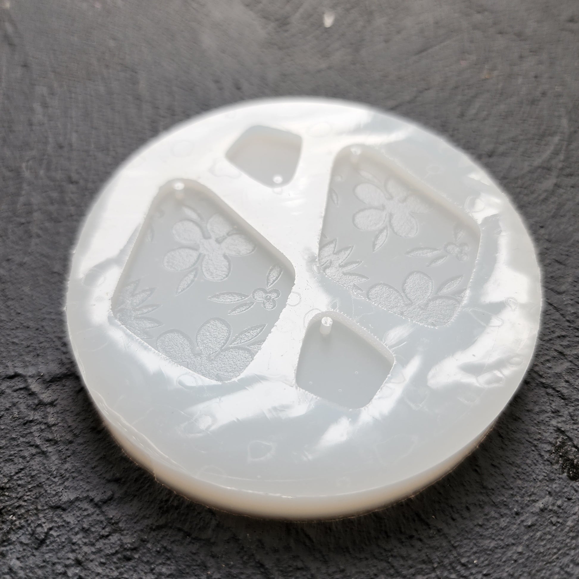 Silicone earrings mold / Silicone epoxy mold / Silicone UV resin molds / Geometry earrings silicone jewelry mold / Matte effect earring mold