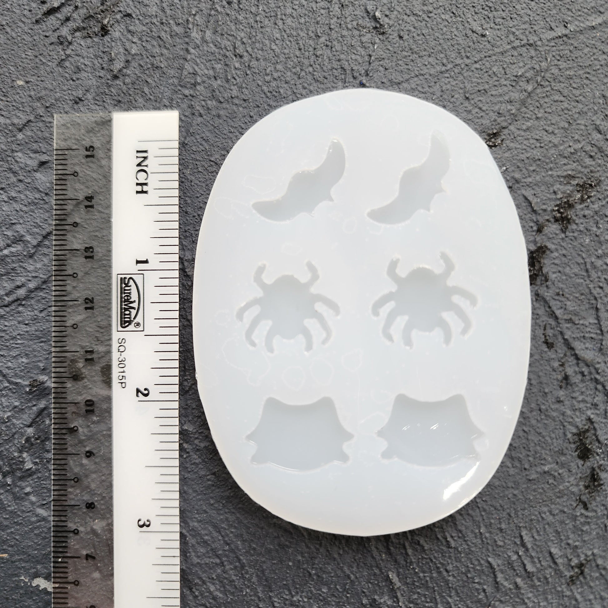 Silicone earrings mold / Silicone epoxy mold / Silicone earring moulds /Silicone UV resin molds/Halloween stud earring silicone jewelry mold