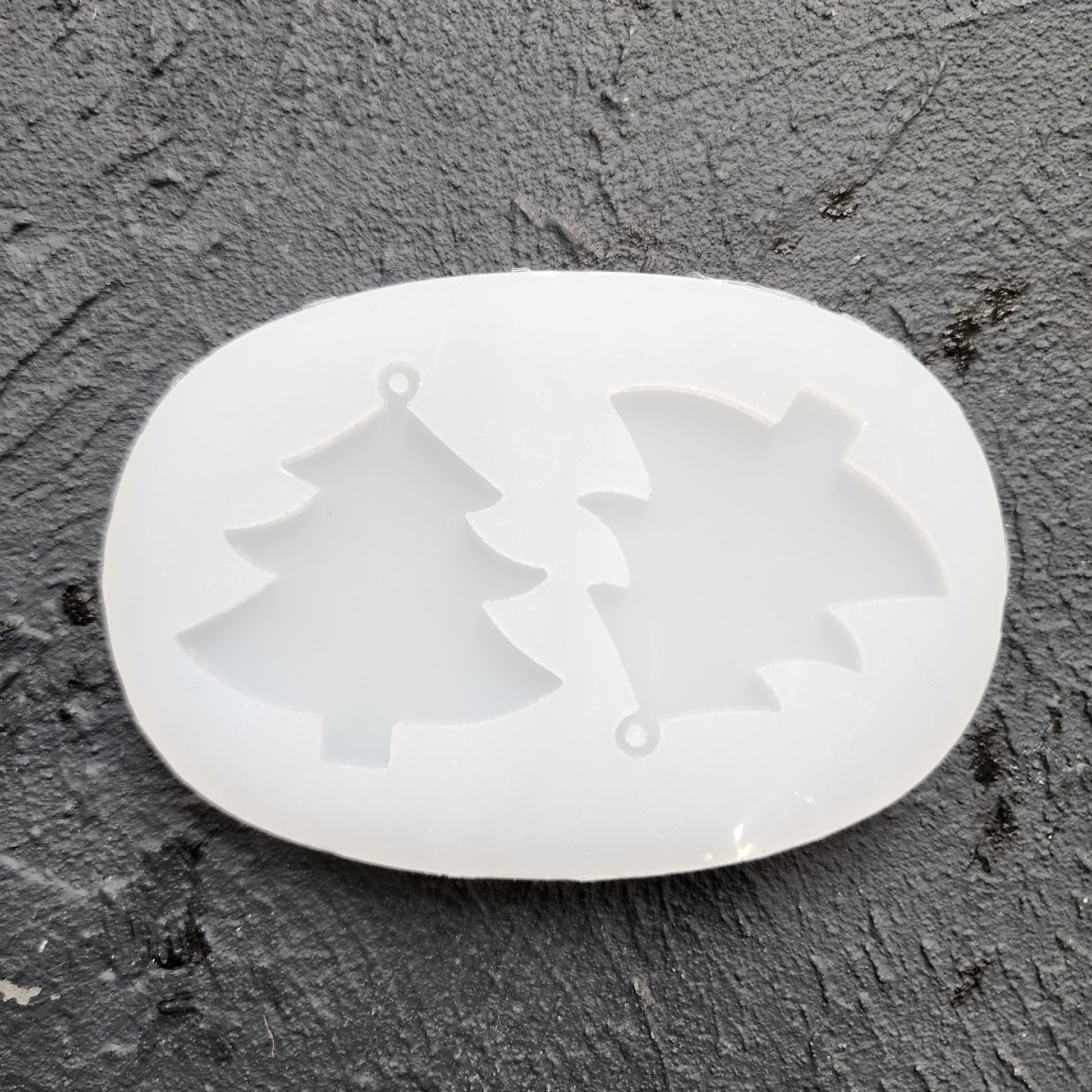Silicone earrings mold / Silicone epoxy mold / Silicone UV resin molds / Christmas tree earrings silicone jewelry mold