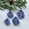 Christmas Polymer Clay cutters Grinch Earrings molds Polymer clay tool sharp cutter stamp Jewelry stud earrings cutters