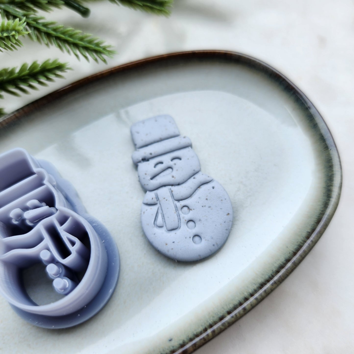 Christmas Polymer Clay cutters Snowman Earrings molds Polymer clay tool sharp cutter stamp Jewelry stud earrings cutters