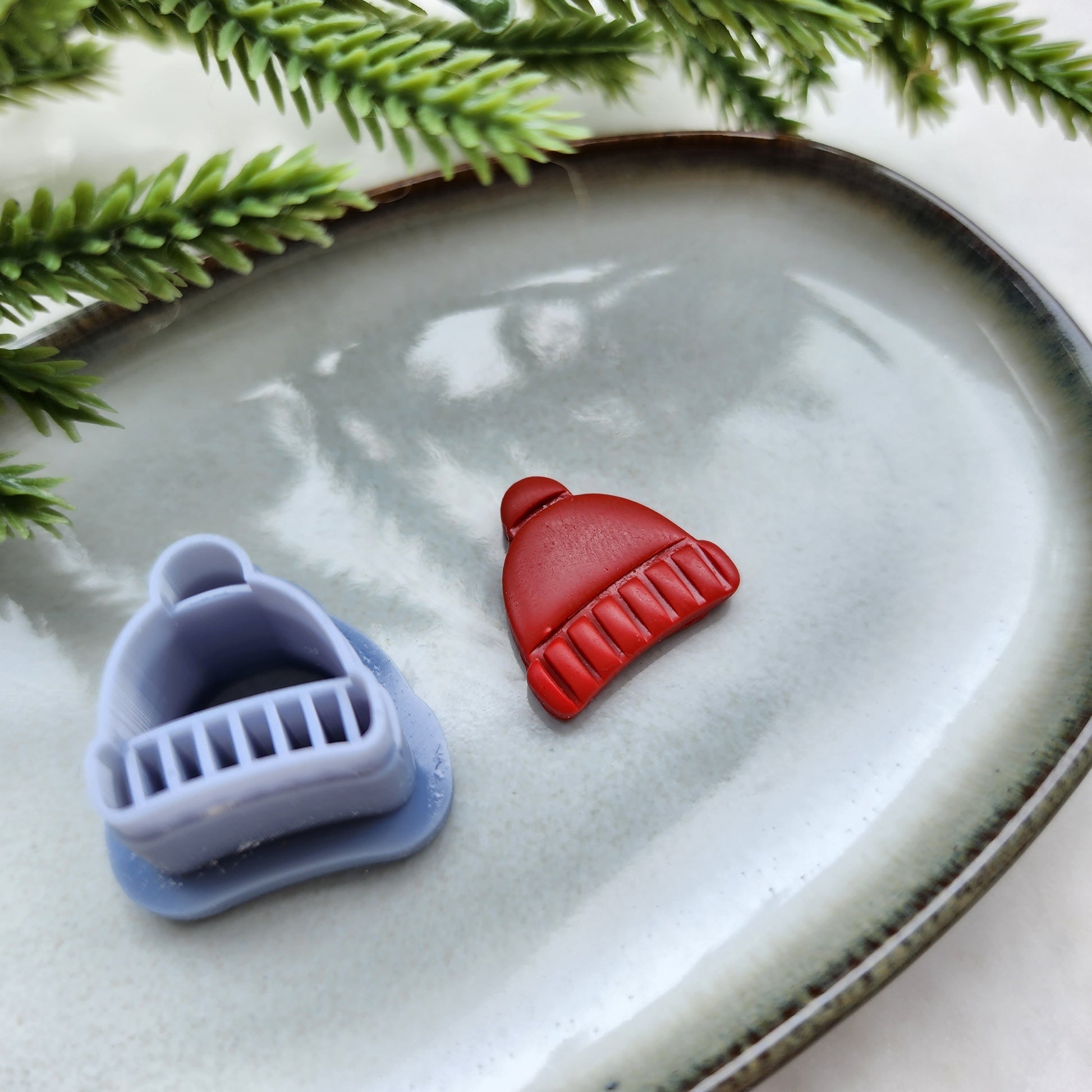 Christmas Polymer Clay cutters Hat Earrings molds Polymer clay tool sharp cutter stamp Jewelry stud earrings cutters