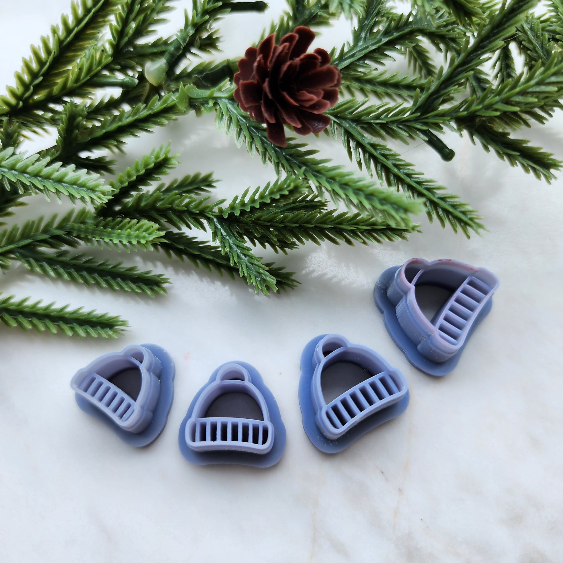 Christmas Polymer Clay cutters Hat Earrings molds Polymer clay tool sharp cutter stamp Jewelry stud earrings cutters