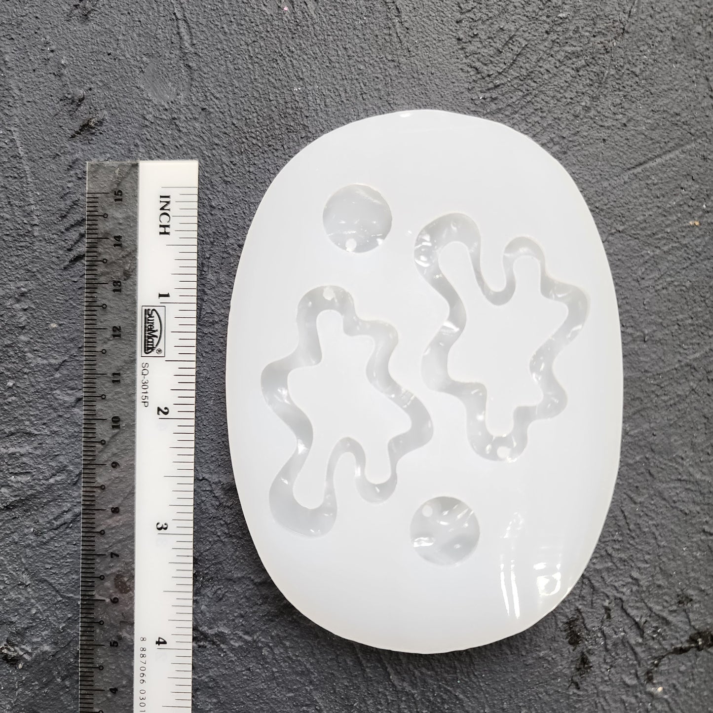 Silicone earrings mold / Silicone epoxy mold / Silicone UV resin molds / Abstract earrings silicone jewelry mold