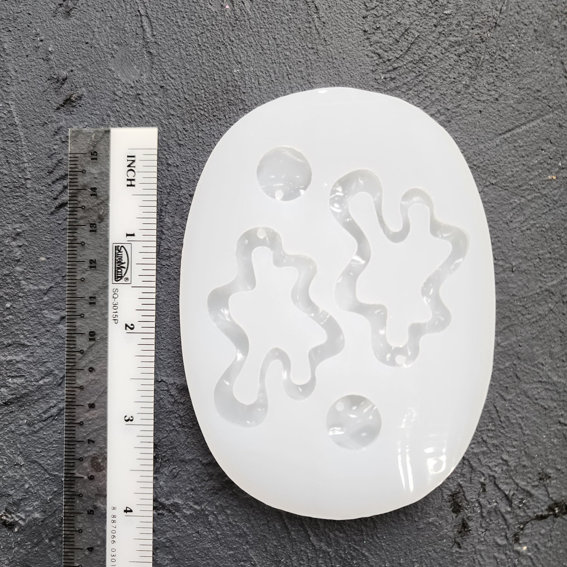 Silicone earrings mold / Silicone epoxy mold / Silicone UV resin molds / Abstract earrings silicone jewelry mold