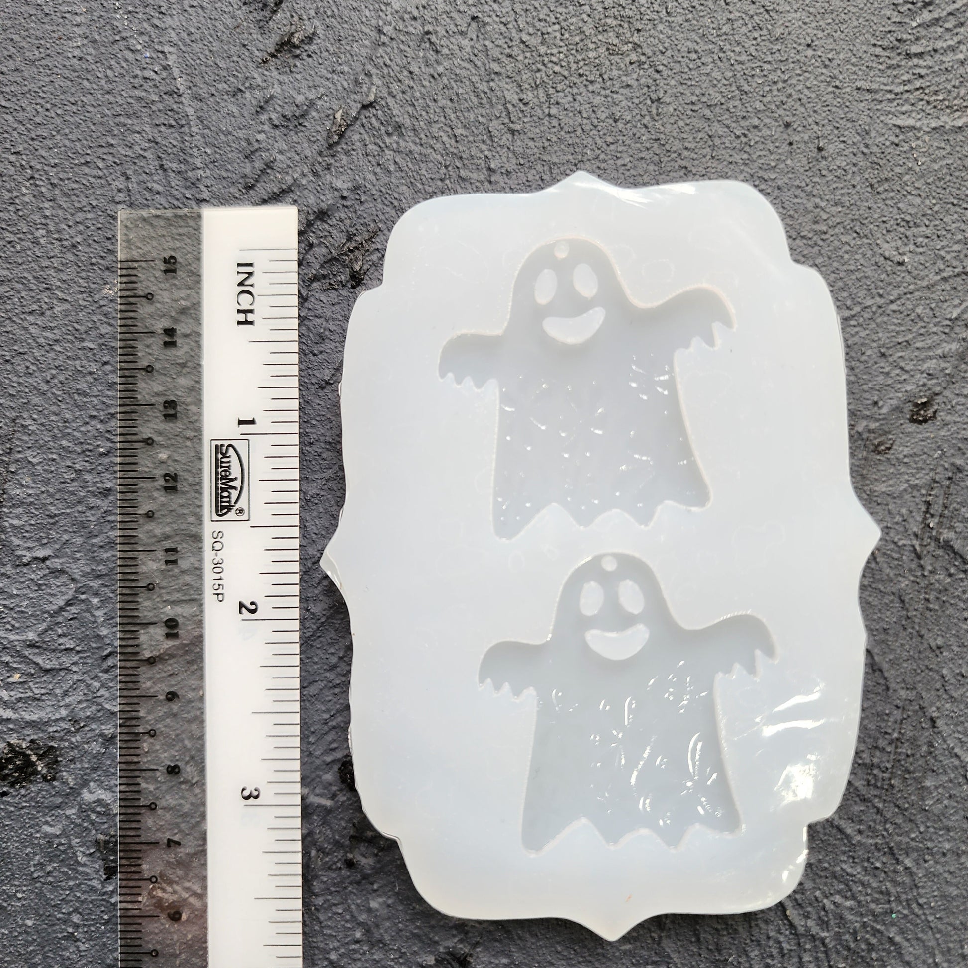 Silicone earrings mold / Silicone epoxy mold / Silicone UV resin molds / Halloween Ghost earrings silicone jewelry mold
