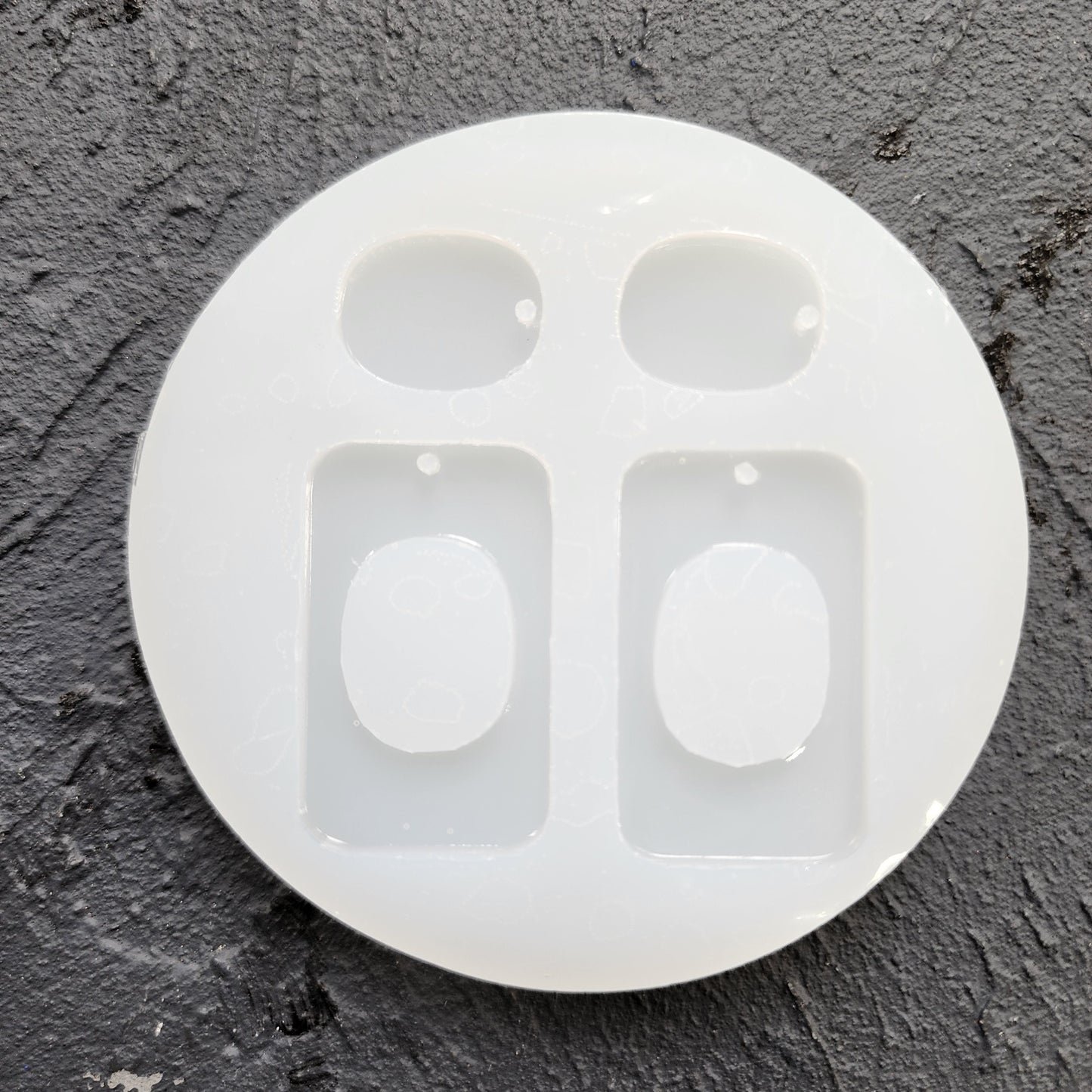 Silicone earrings mold / Silicone epoxy mold / Silicone UV resin molds / Geometry earrings silicone jewelry mold