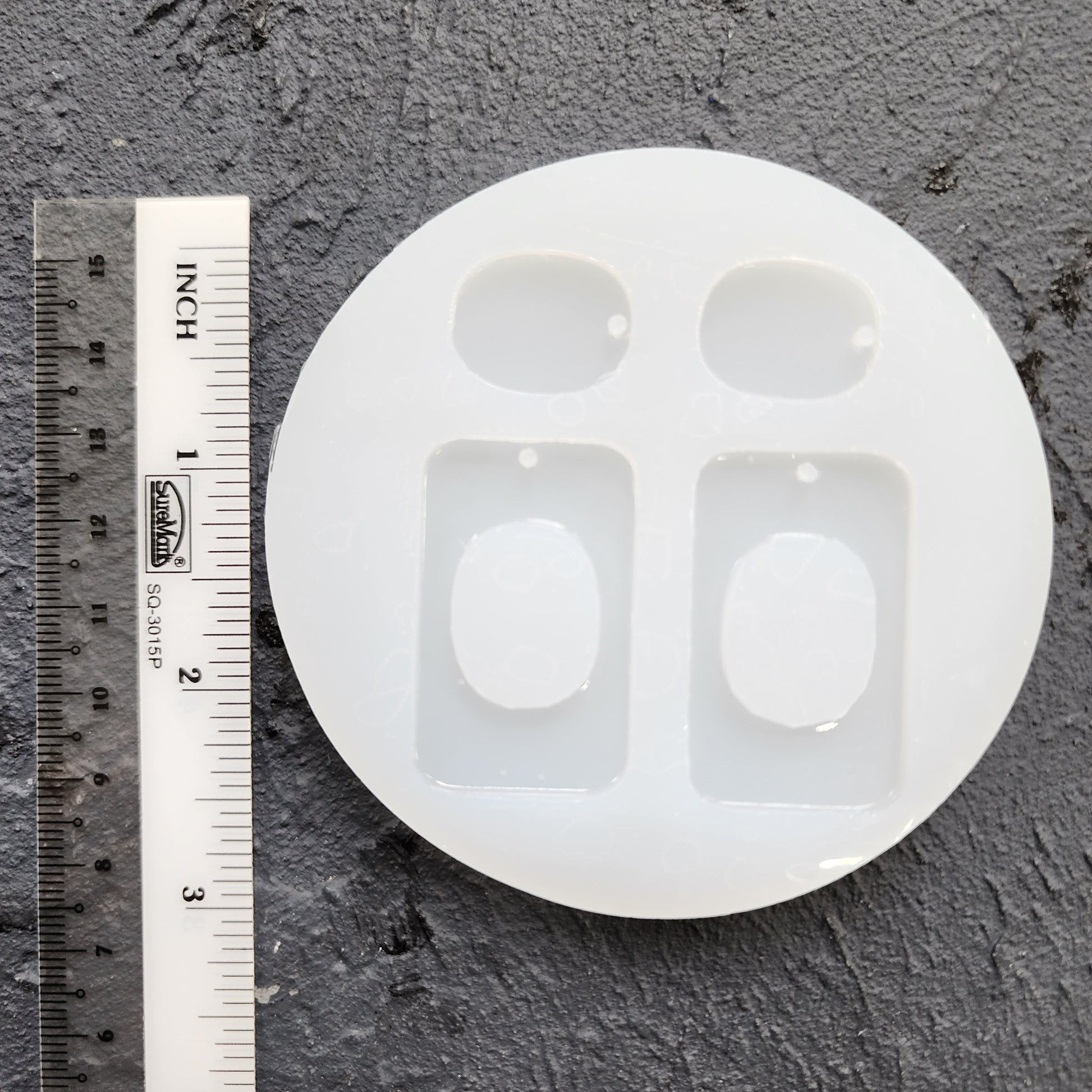 Silicone earrings mold / Silicone epoxy mold / Silicone UV resin molds / Geometry earrings silicone jewelry mold