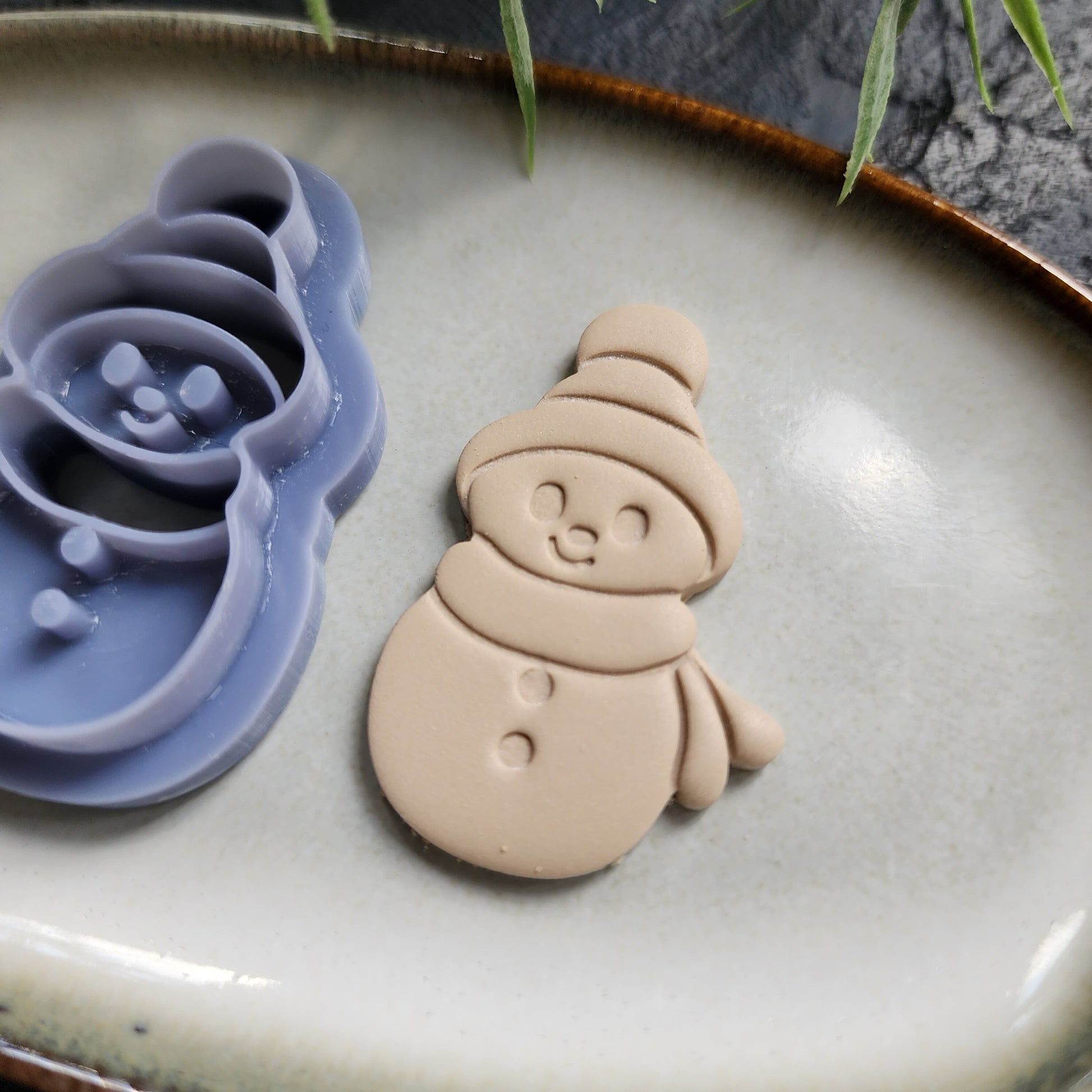 Christmas Polymer Clay cutters Snowman Earrings molds Polymer clay tool sharp cutter stamp Jewelry stud earrings cutters