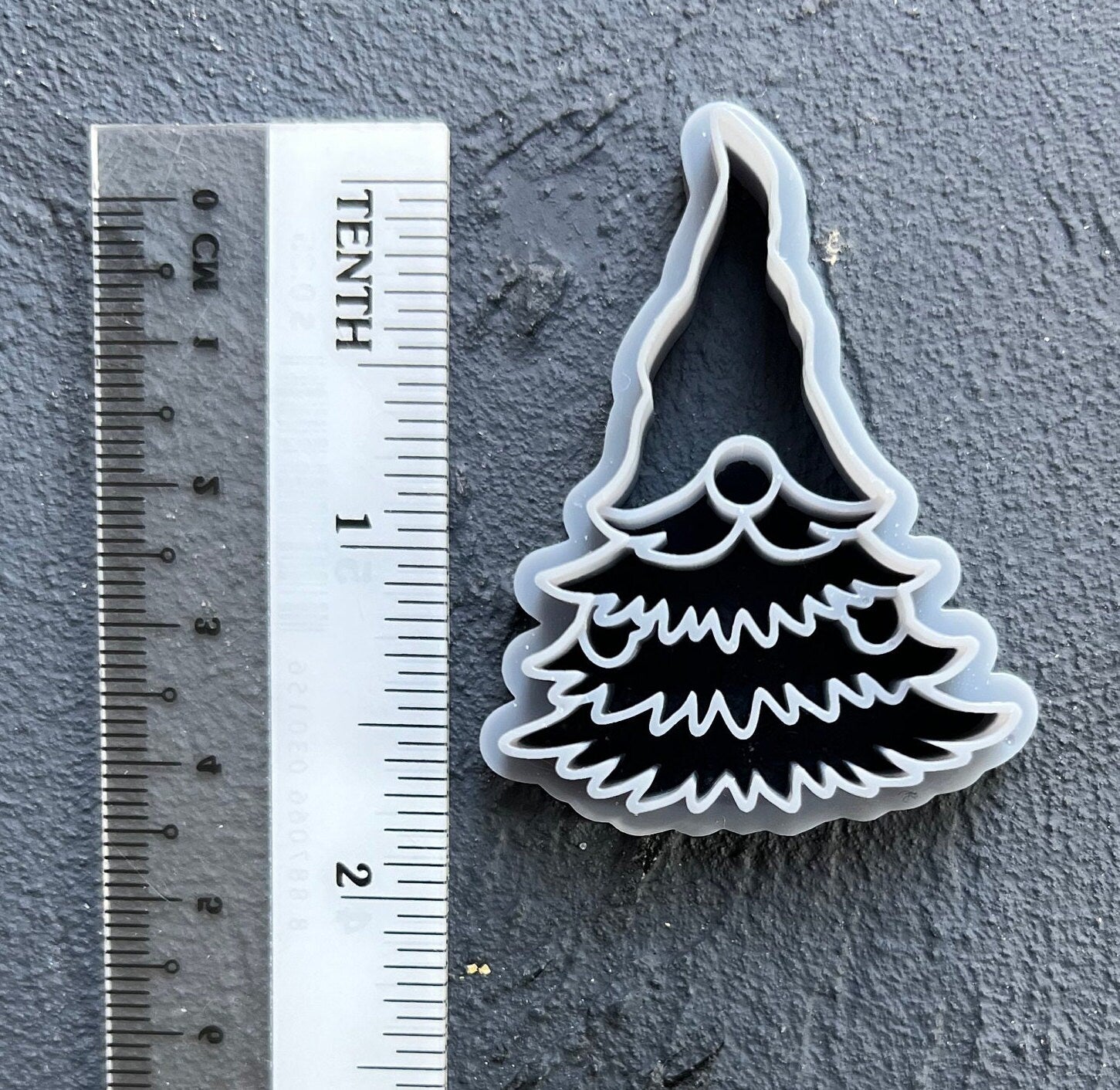 Christmas Polymer Clay cutters Gnome Christmas tree Earrings molds Polymer clay tool sharp cutter stamp Jewelry stud earrings cutters