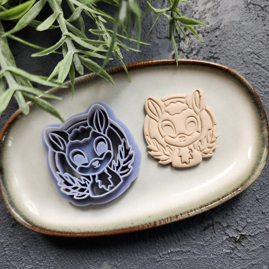 Christmas Polymer Clay cutters Reindeer Earrings molds Polymer clay tool sharp cutter stamp Jewelry stud earrings cutters