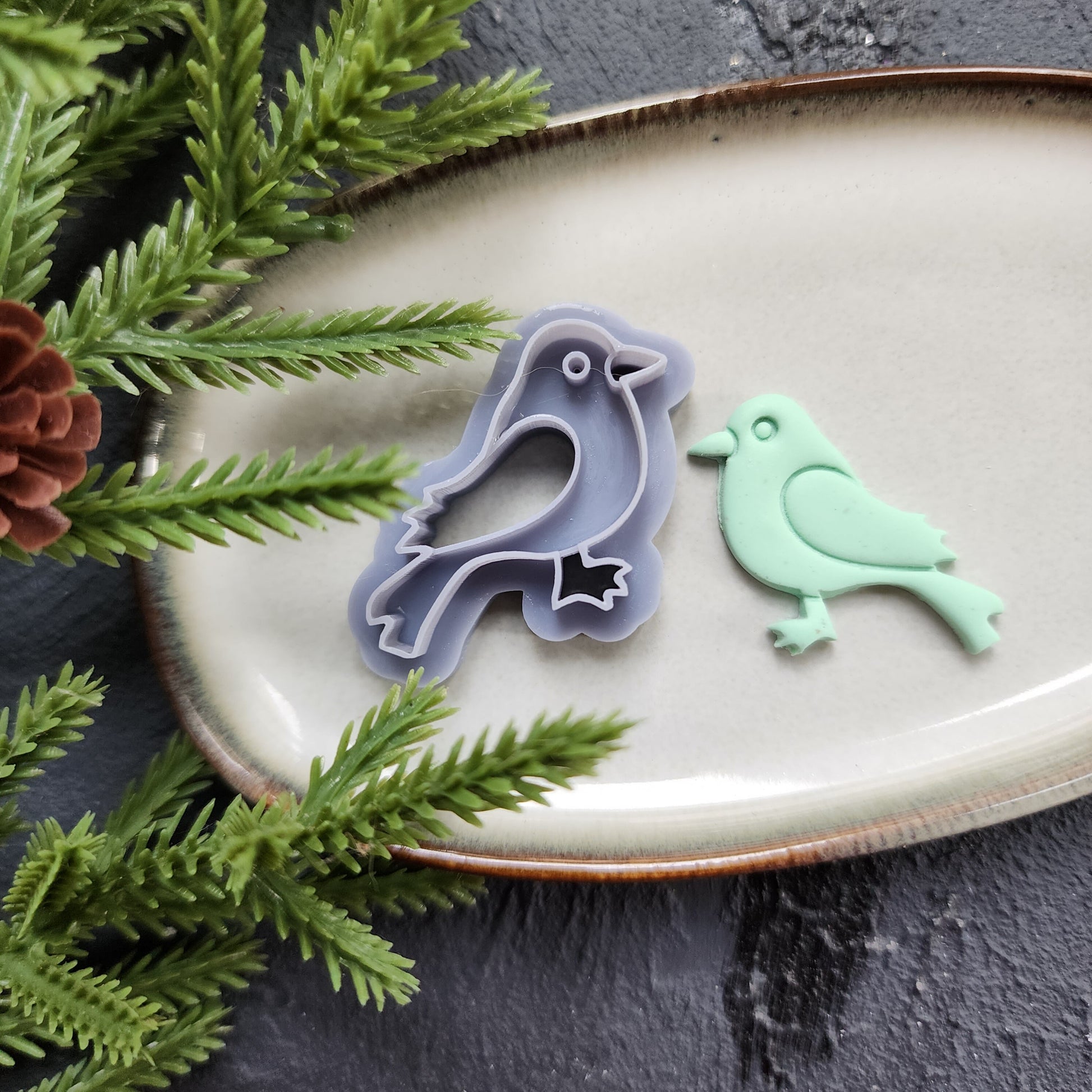 Christmas Polymer Clay cutters Bird animals Earrings molds Polymer clay tool sharp cutter stamp Jewelry stud earrings cutters