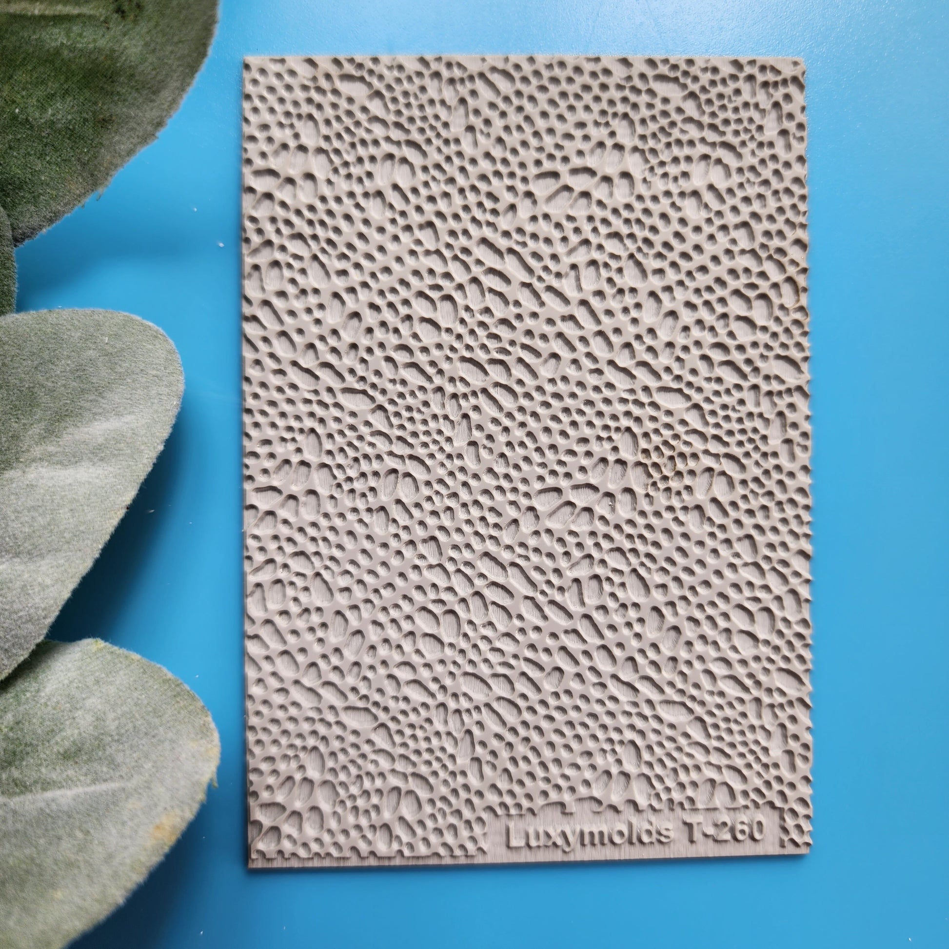 Polymer clay Texture tile Texture mat Clay stamp Polymer clay texture stencils "Abstract Bubbles" pattern T-260