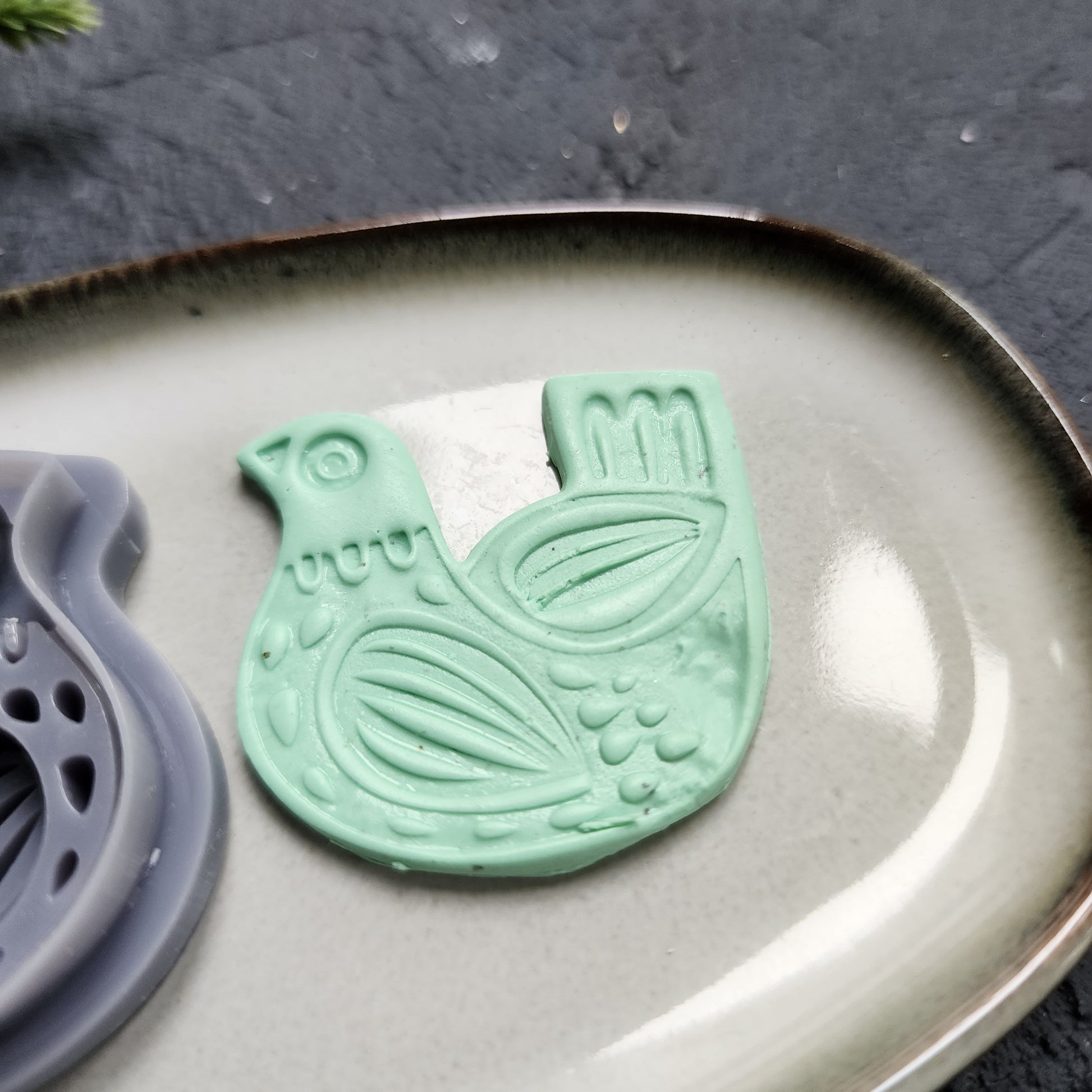 Christmas Polymer Clay cutters Nordic style botanic bird Earrings molds Polymer clay tool sharp cutter stamp Jewelry stud earrings cutters