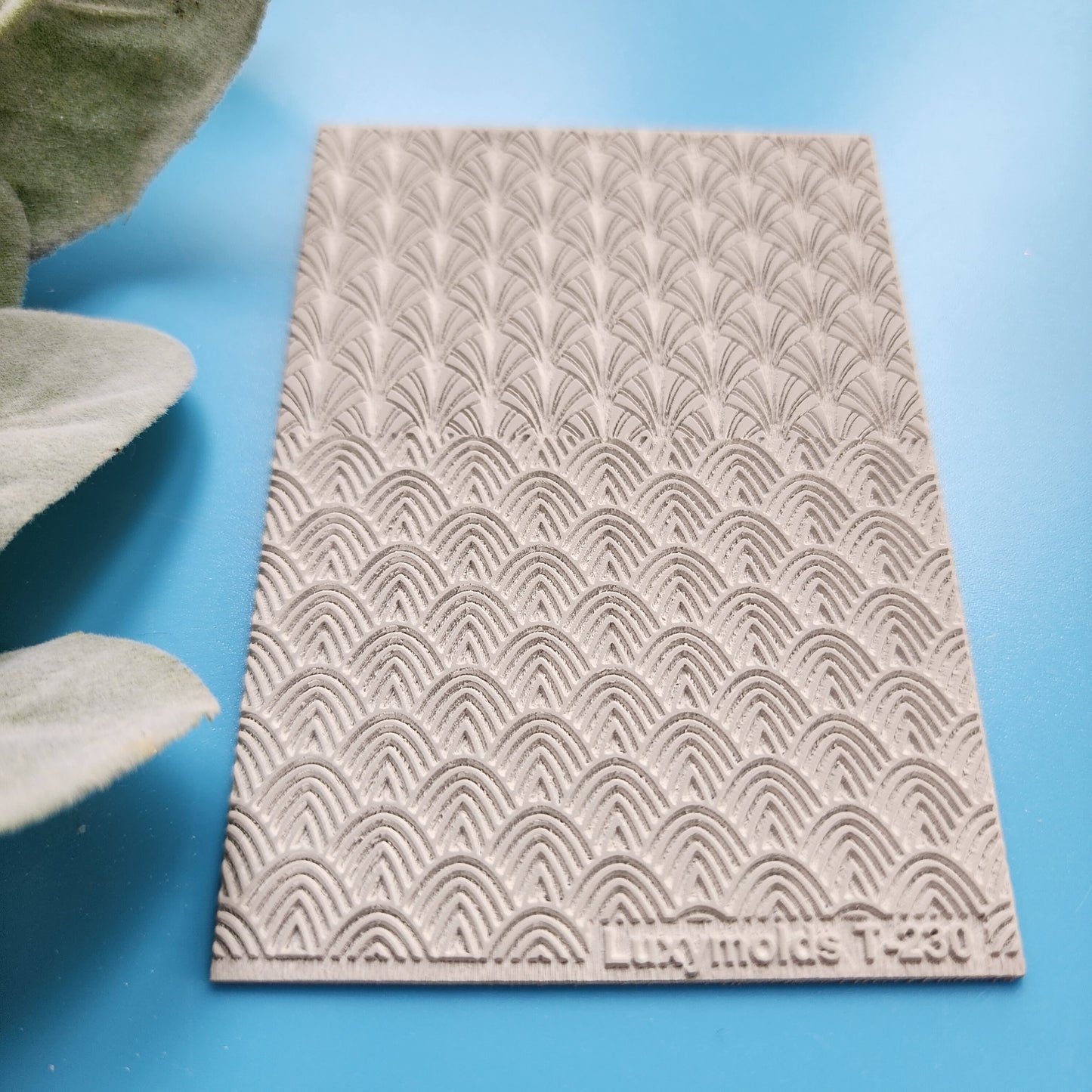Polymer clay Texture tile Texture mat Clay stamp Polymer clay texture stencils design clay texture Rubber mat T-230