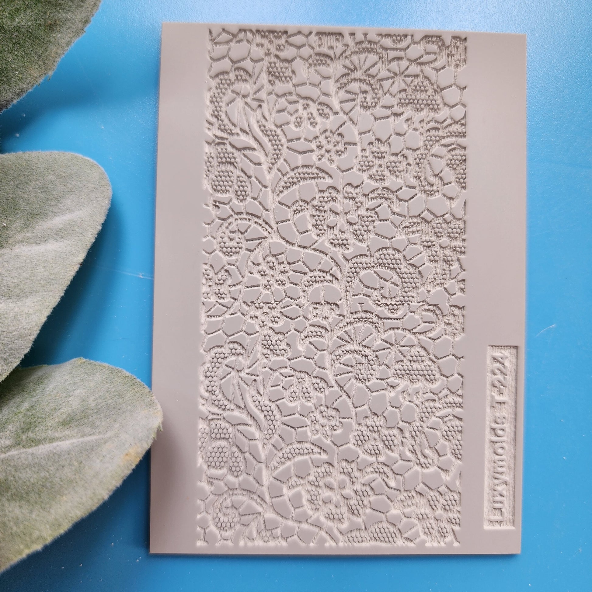 Polymer clay Texture tile Texture mat Clay stamp Polymer clay texture stencils "Lace" design clay texture Rubber mat T-224