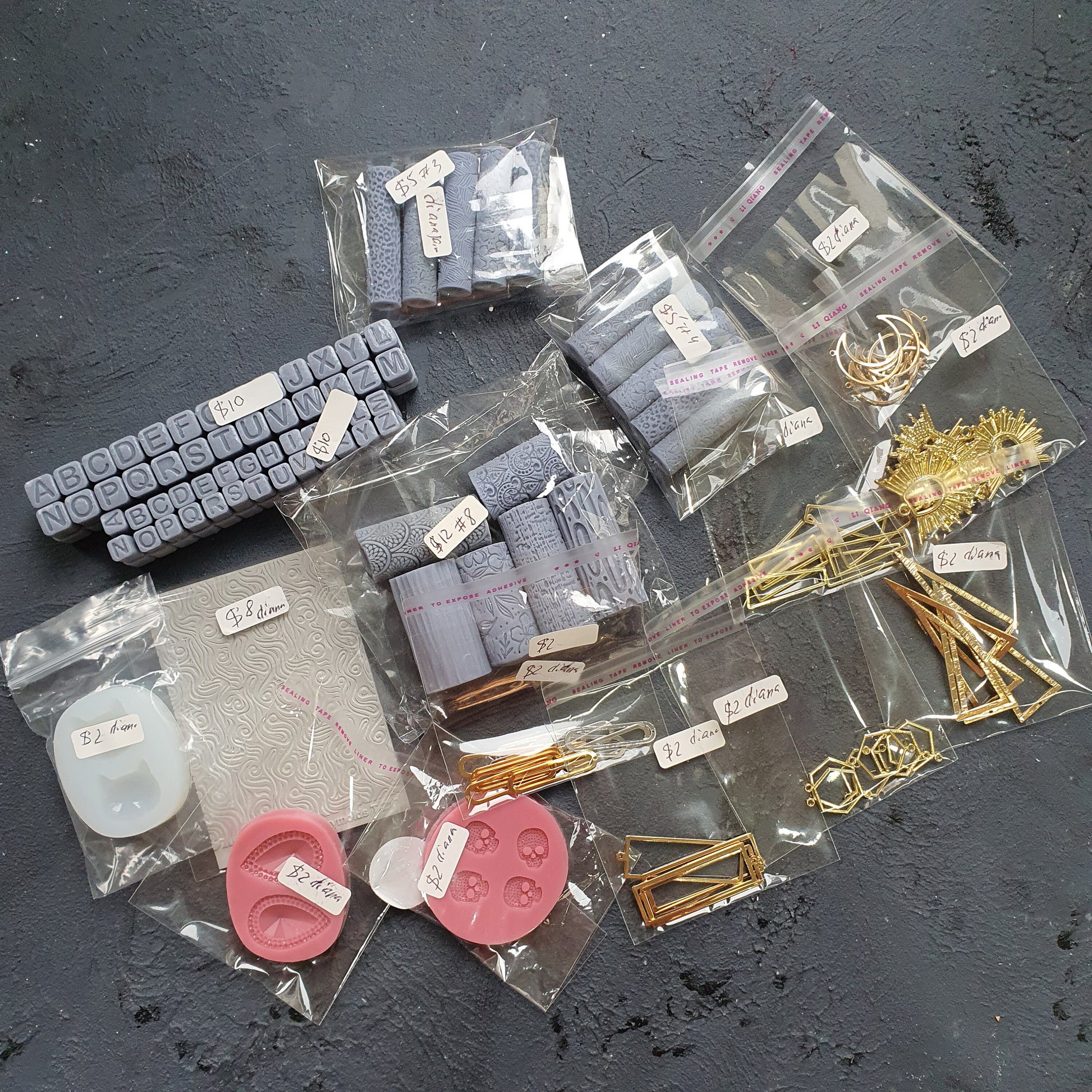 DIY clay supplies for DIANA