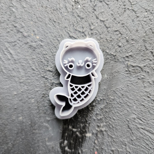 Polymer Clay cutters Stud earrings clay cutters Earrings mold Polymer clay tool Animals cutter Catmermaid sharp cutter stamp Jewelry cutter