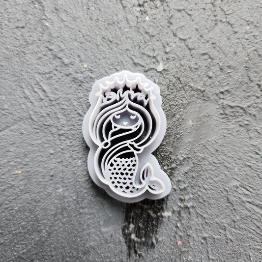 Polymer Clay cutters Stud earrings clay cutters Earrings mold Polymer clay tool Animals cutter Mermaid sharp cutter stamp Jewelry cutter