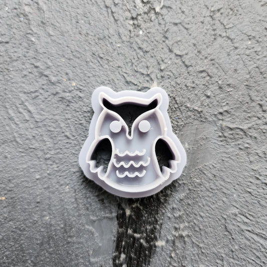 Polymer Clay cutters Stud earrings clay cutters Earrings mold Polymer clay tool Animals cutter "Owl" sharp cutter stamp Jewelry cutter