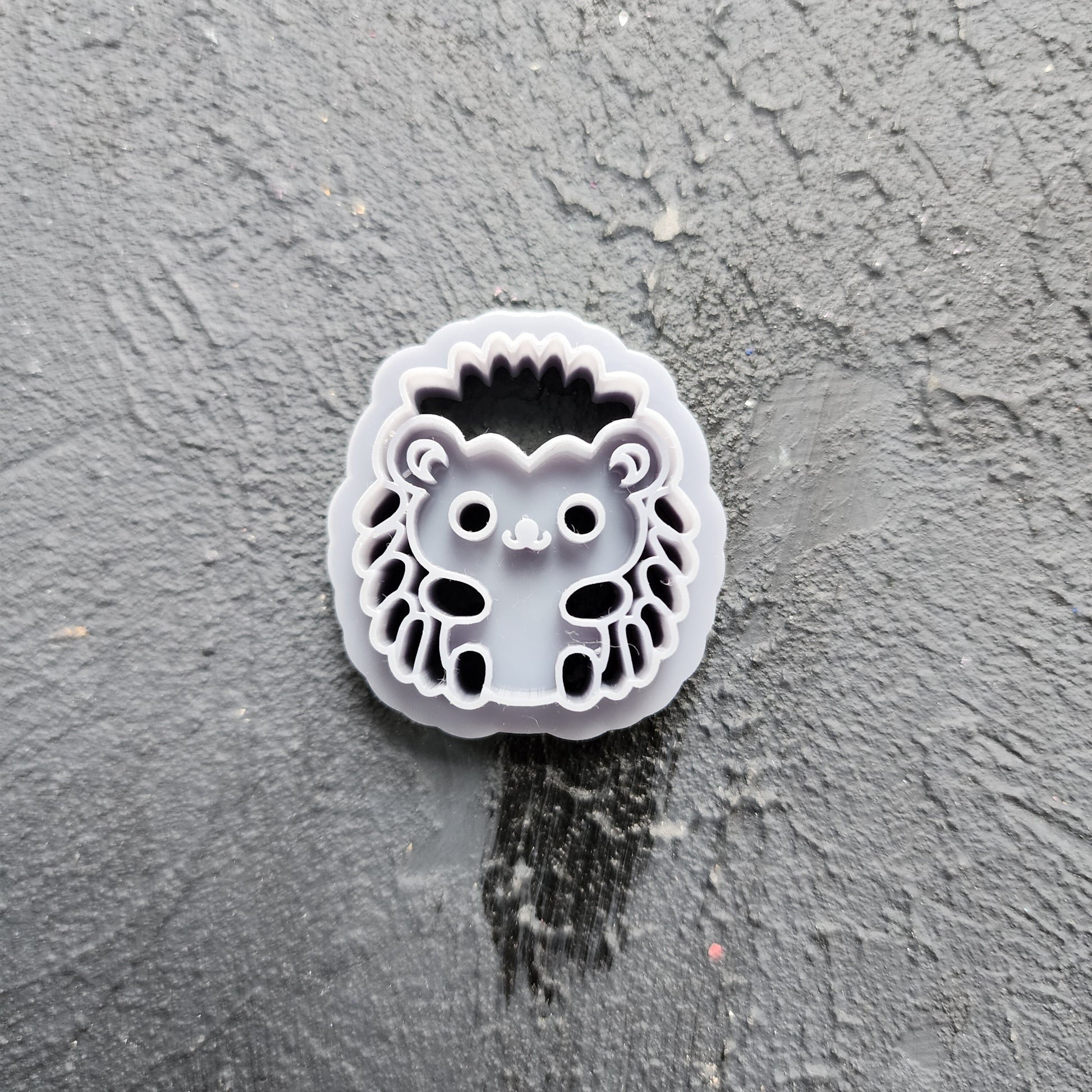Polymer Clay cutters Stud earrings clay cutters Earrings mold Polymer clay tool Animals cutter "Hedgehog" sharp cutter stamp Jewelry cutter
