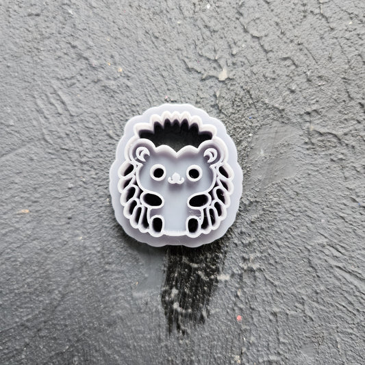 Polymer Clay cutters Stud earrings clay cutters Earrings mold Polymer clay tool Animals cutter "Hedgehog" sharp cutter stamp Jewelry cutter